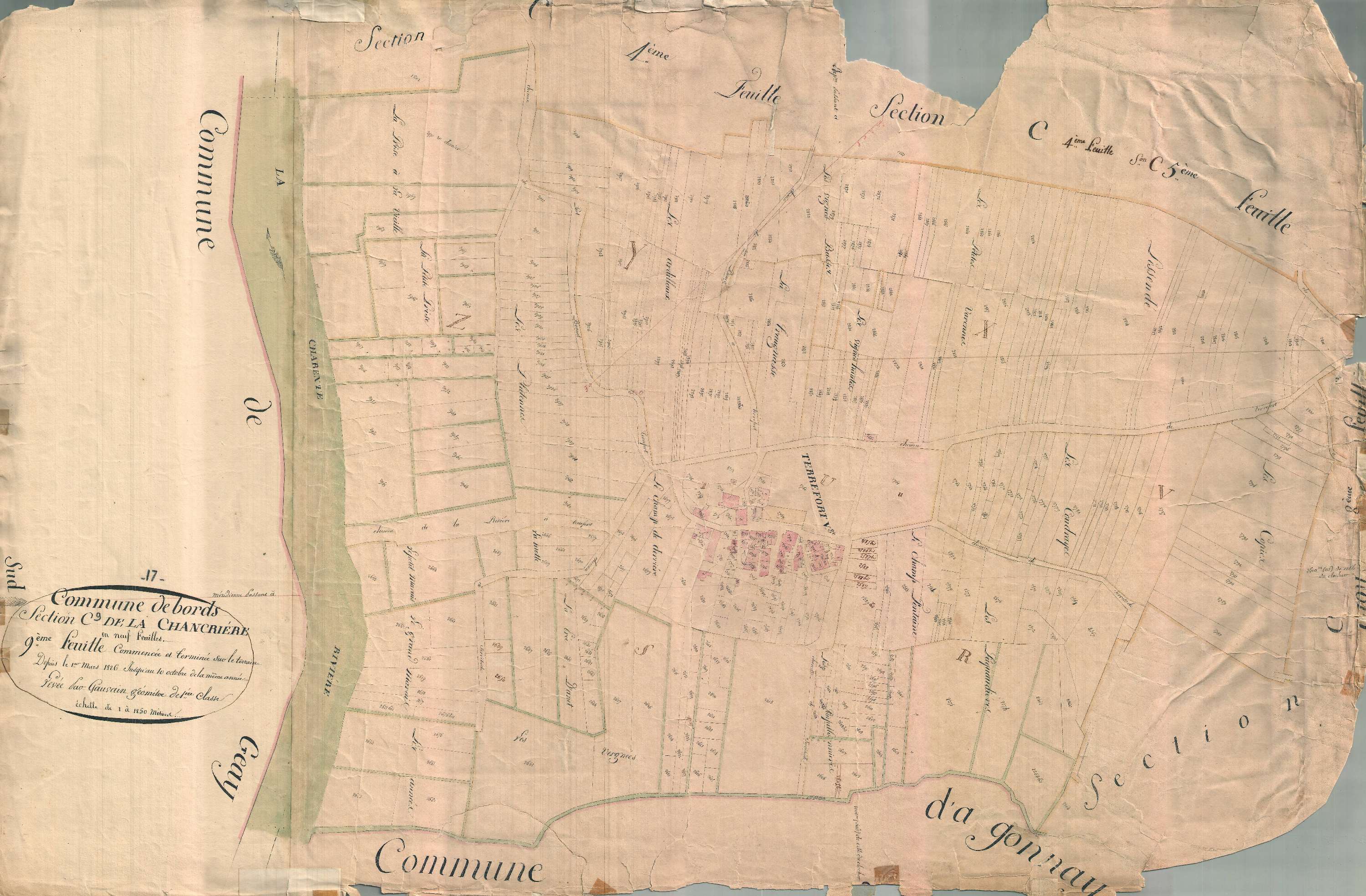 Bords - Section C9 dite de la Chancrière.