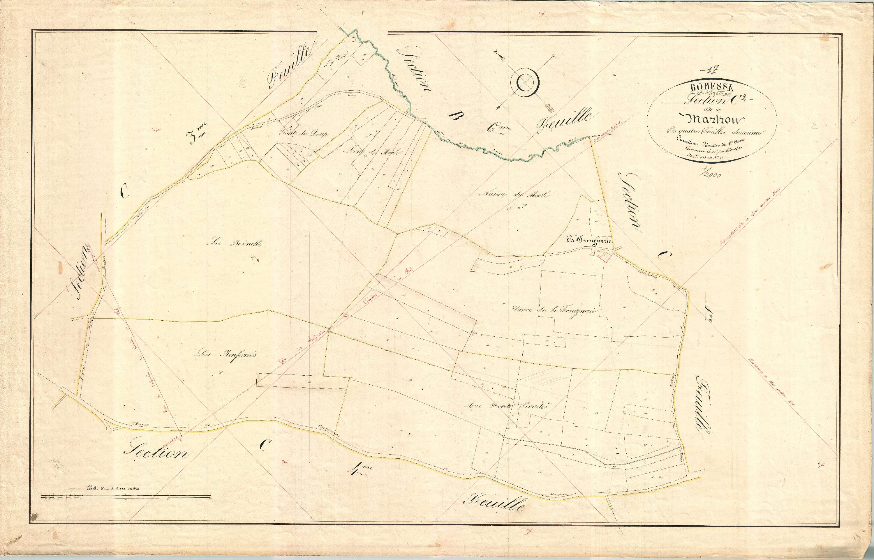 Boresse-et-Martron - Section C2 dite de Martron.