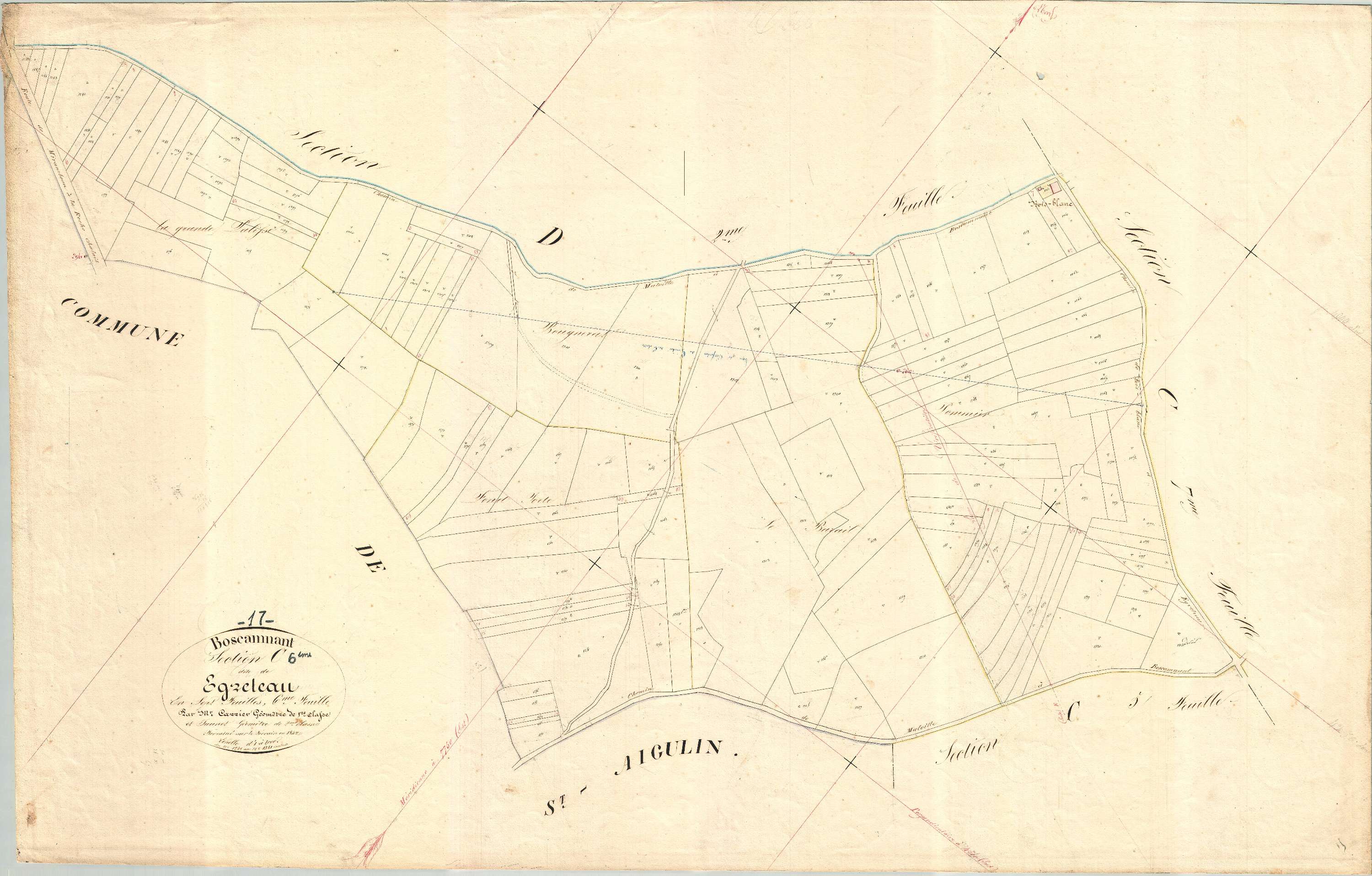 Boscamnant - Section C6 dite d'Egreteau.