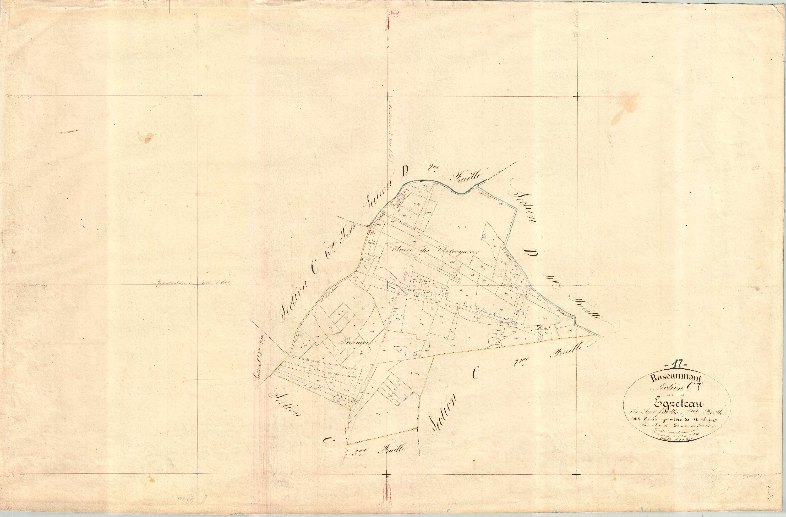 Boscamnant - Section C7 dite d'Egreteau.