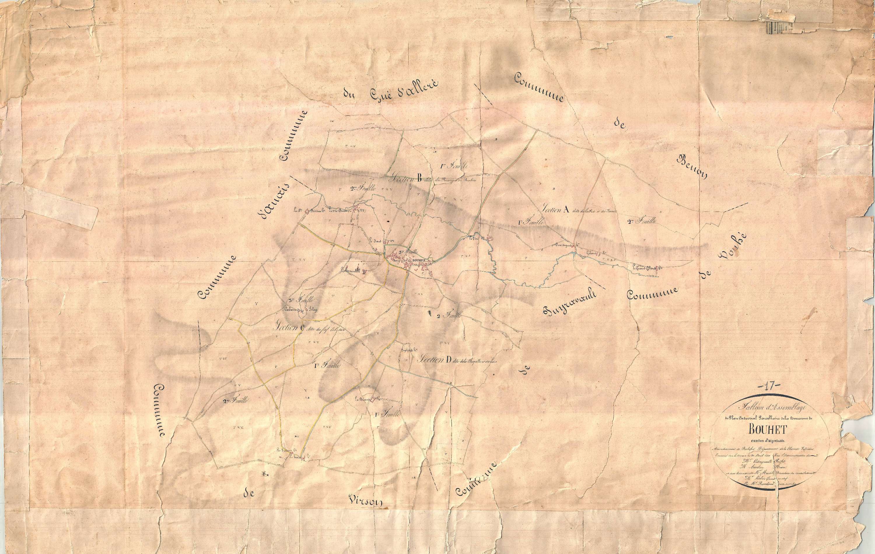 Bouhet - Tableau d'assemblage.