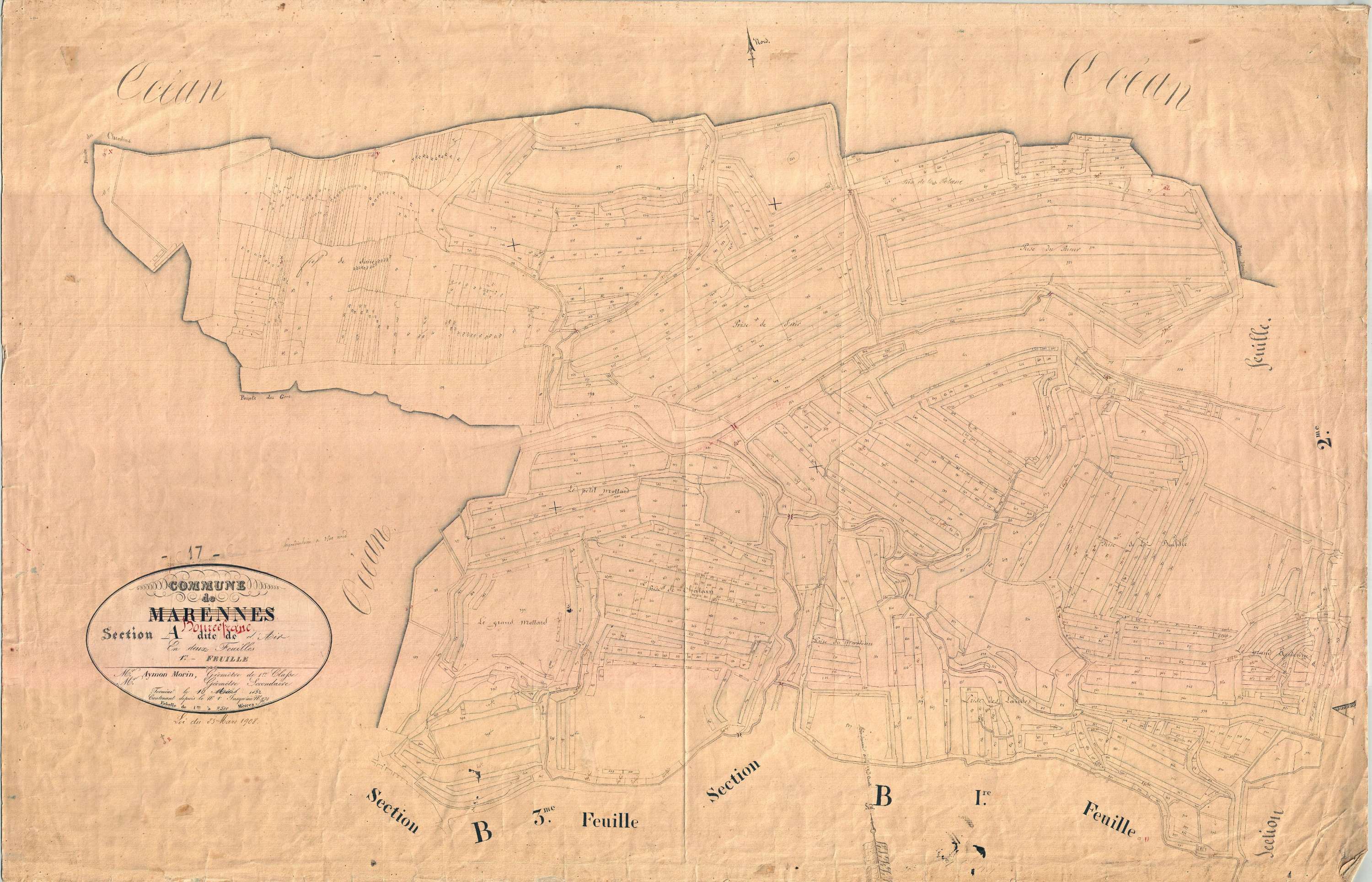 Bourcefranc-le-Chapus - Section A1 dite d'Aix.
