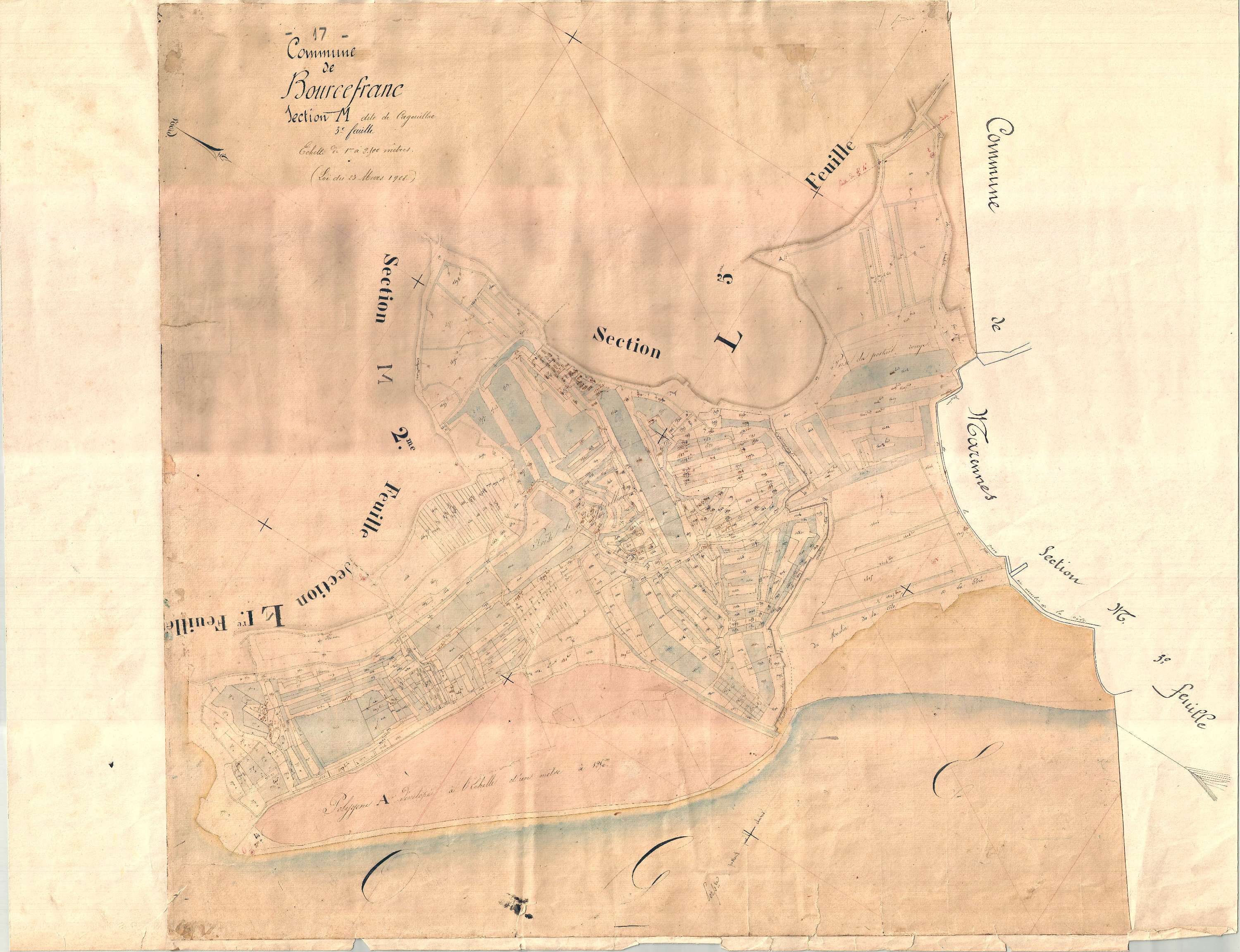 Bourcefranc-le-Chapus - Section M3 dite de Cagouillac.