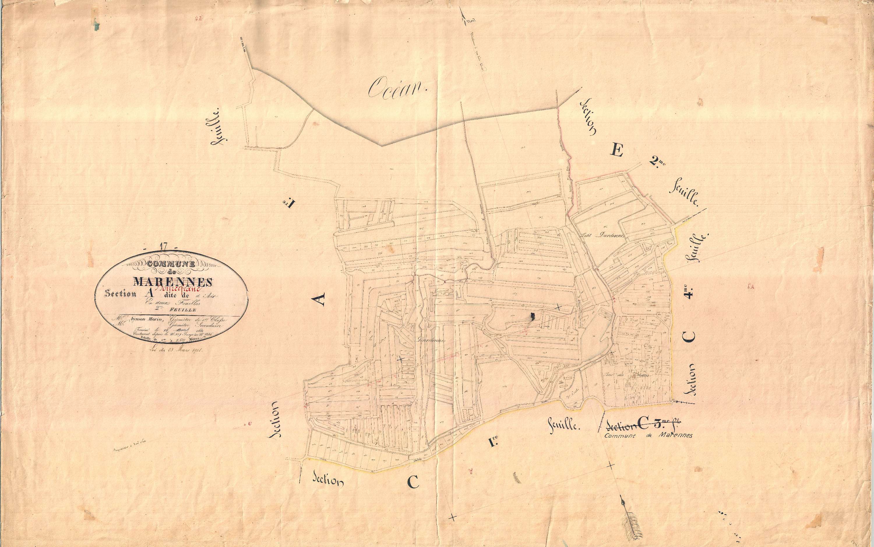 Bourcefranc-le-Chapus - Section A2 dite d'Aix.