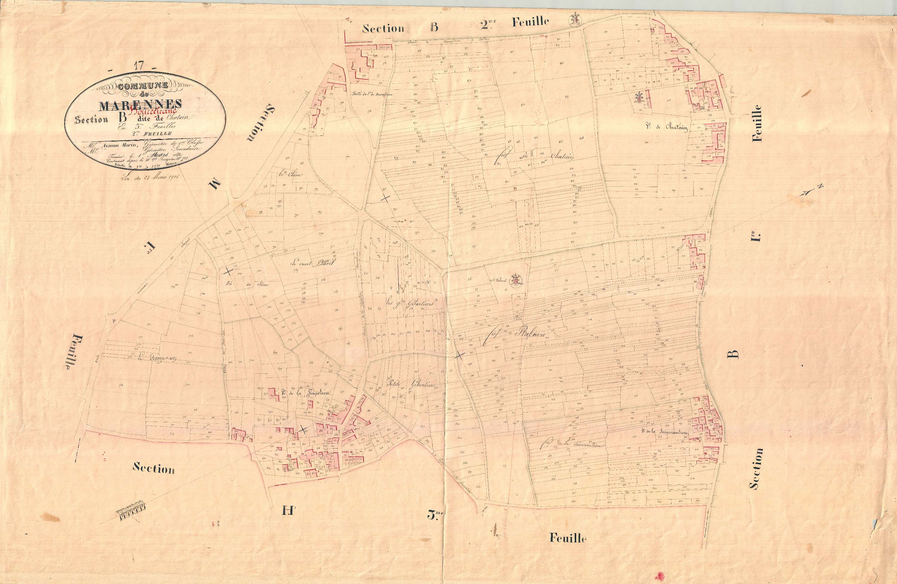 Bourcefranc-le-Chapus - Section B2 dite de Chatain.