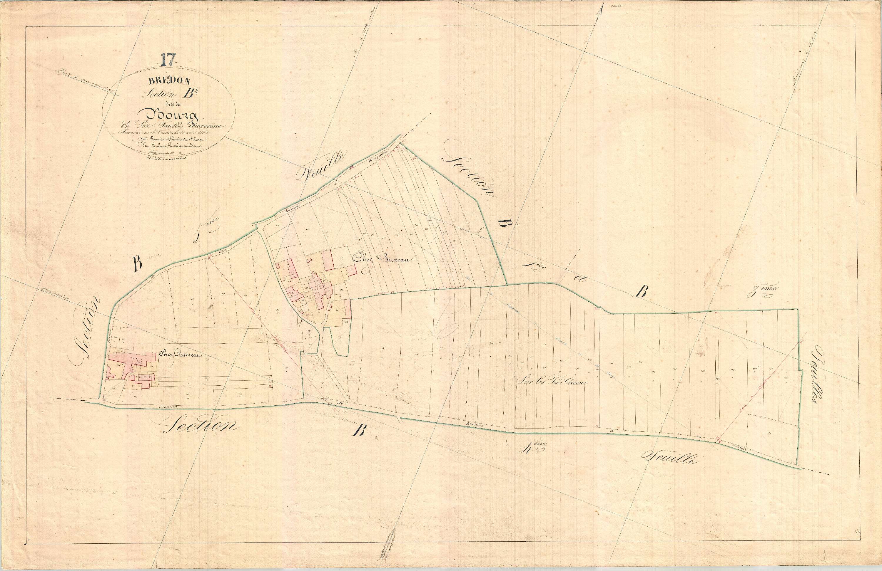 Bresdon - Section B2 dite du Bourg.