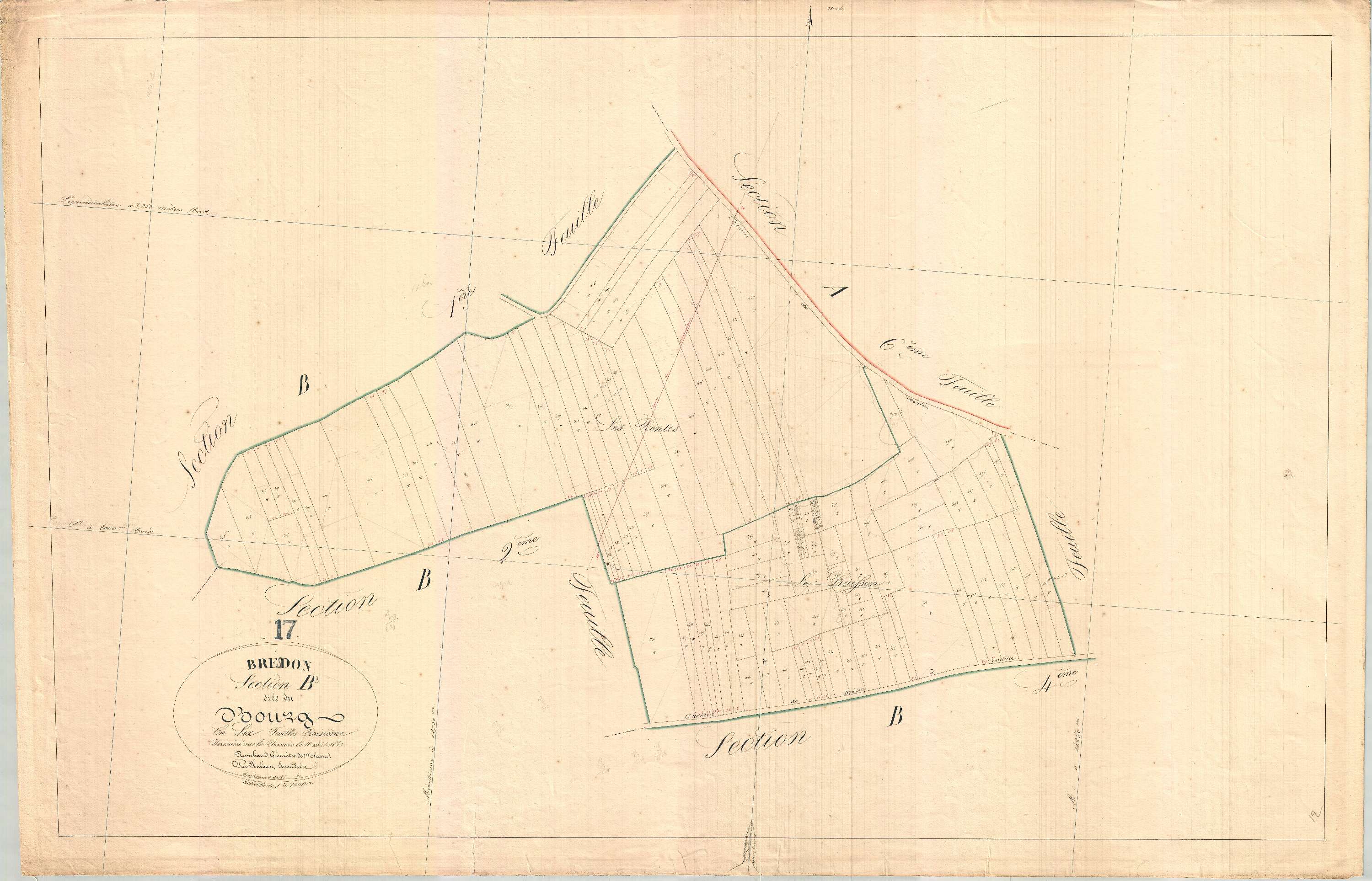 Bresdon - Section B3 dite du Bourg.