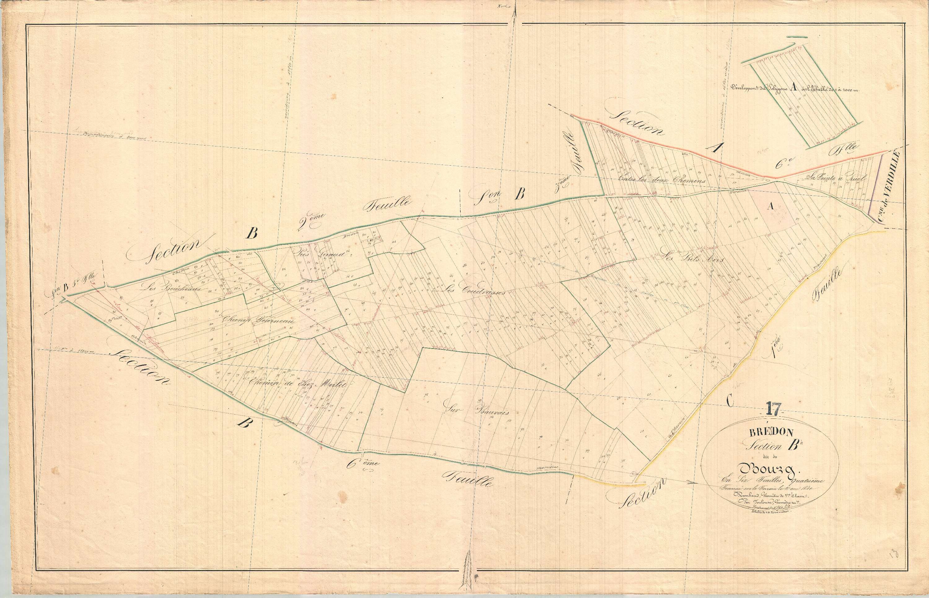 Bresdon - Section B4 dite du Bourg.