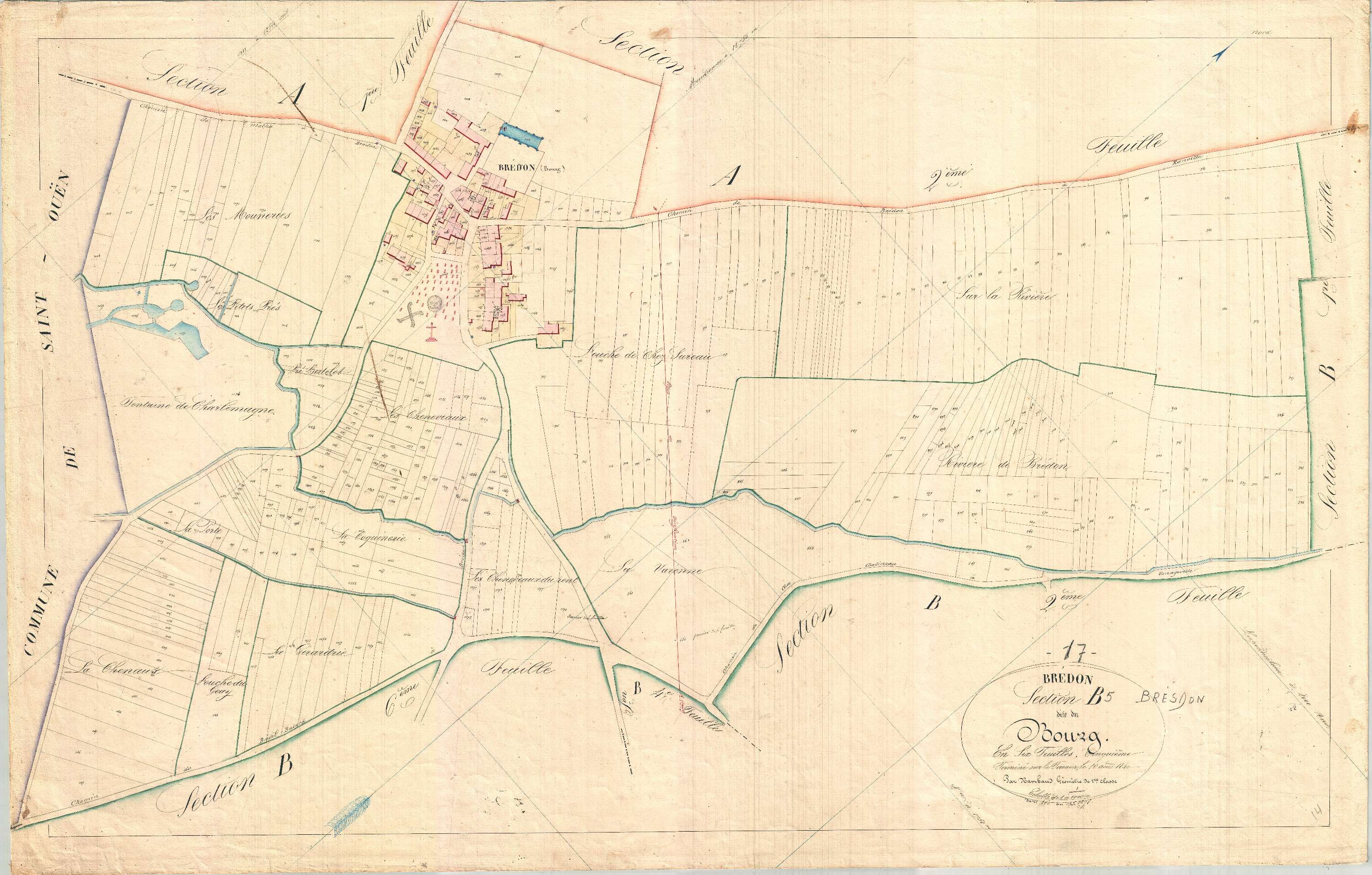 Bresdon - Section B5 dite du Bourg.