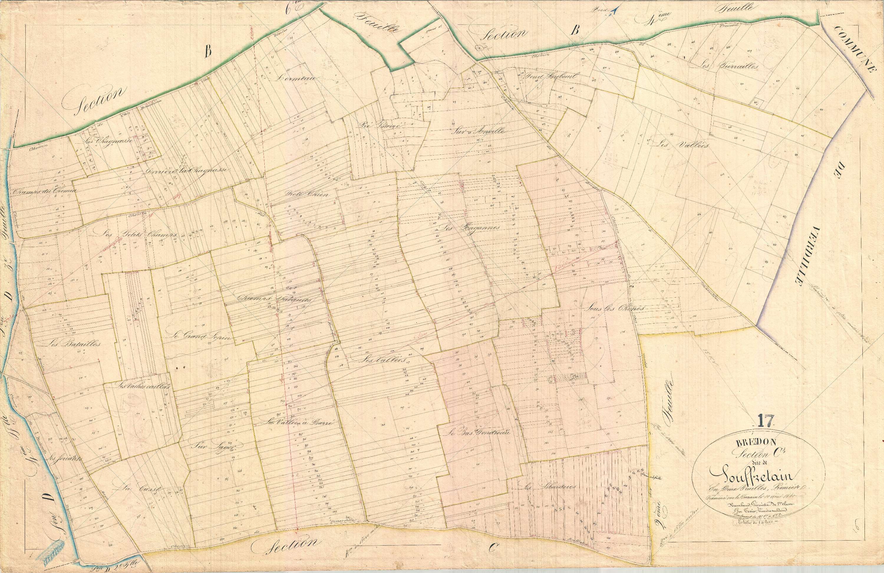 Bresdon - Section C1 dite de Souffretain.