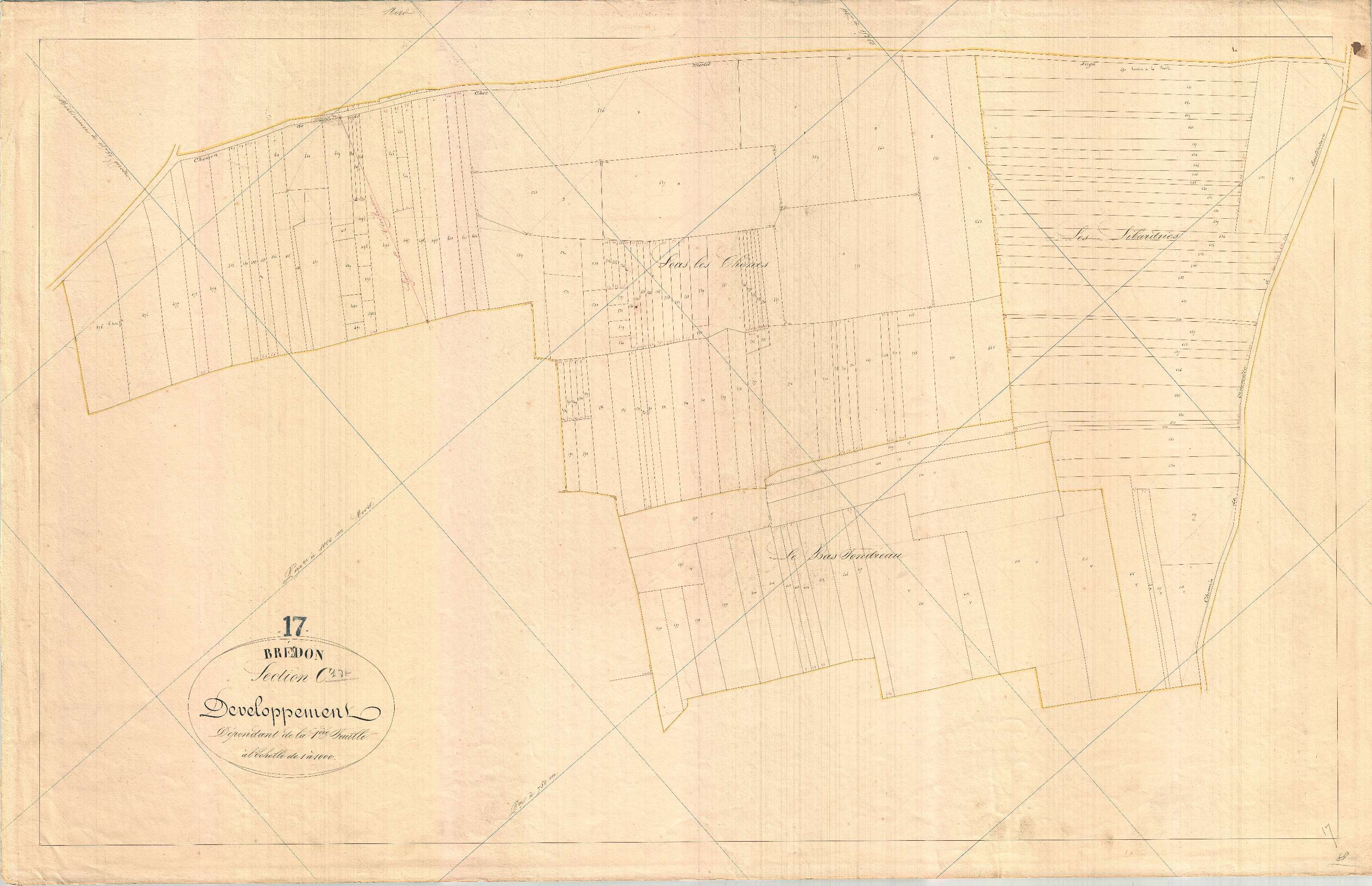 Bresdon - Section C1 développement dite de Souffretain.