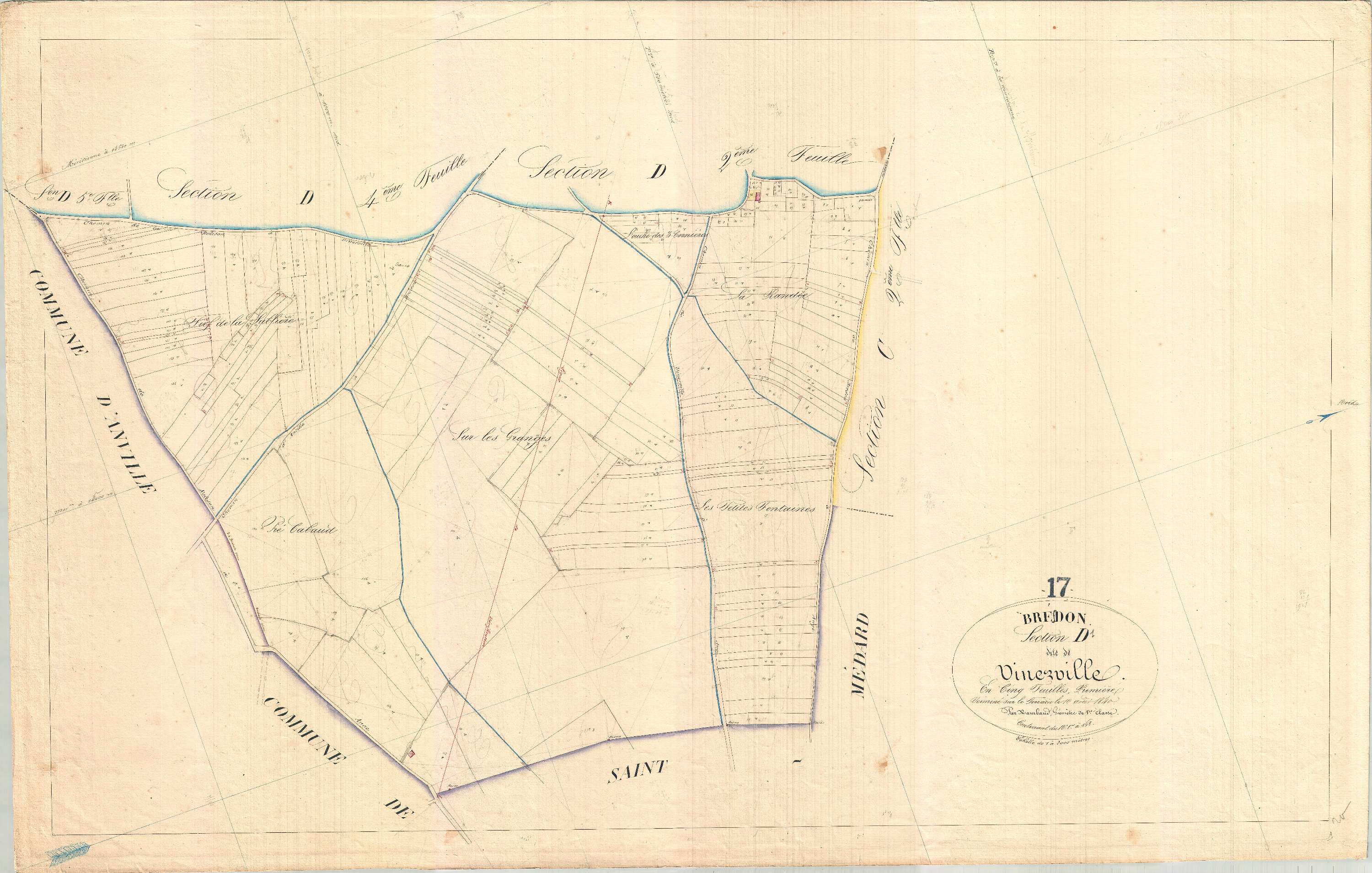 Bresdon - Section D1 dite de Vinerville.