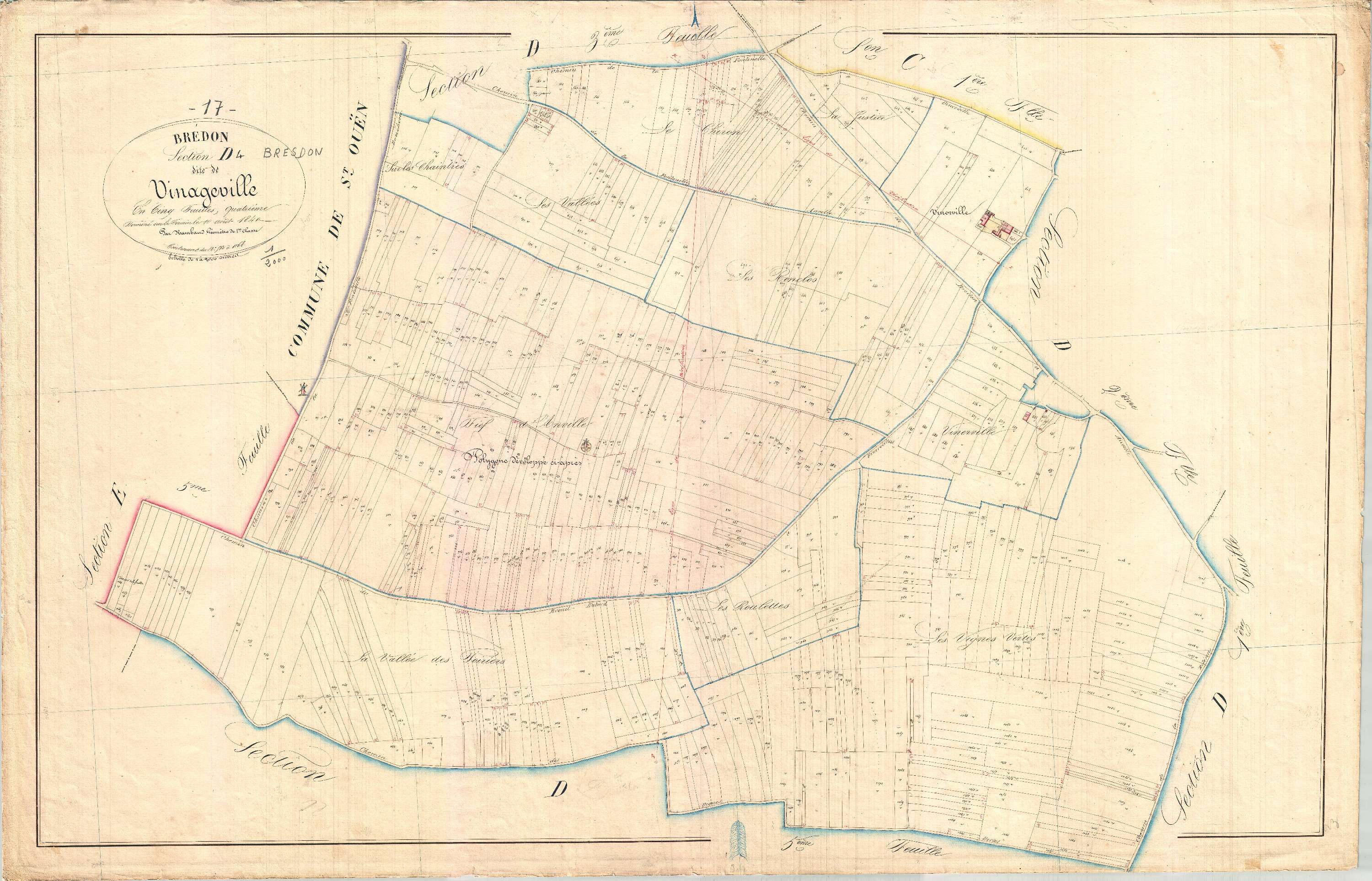 Bresdon - Section D4 dite de Vinerville.