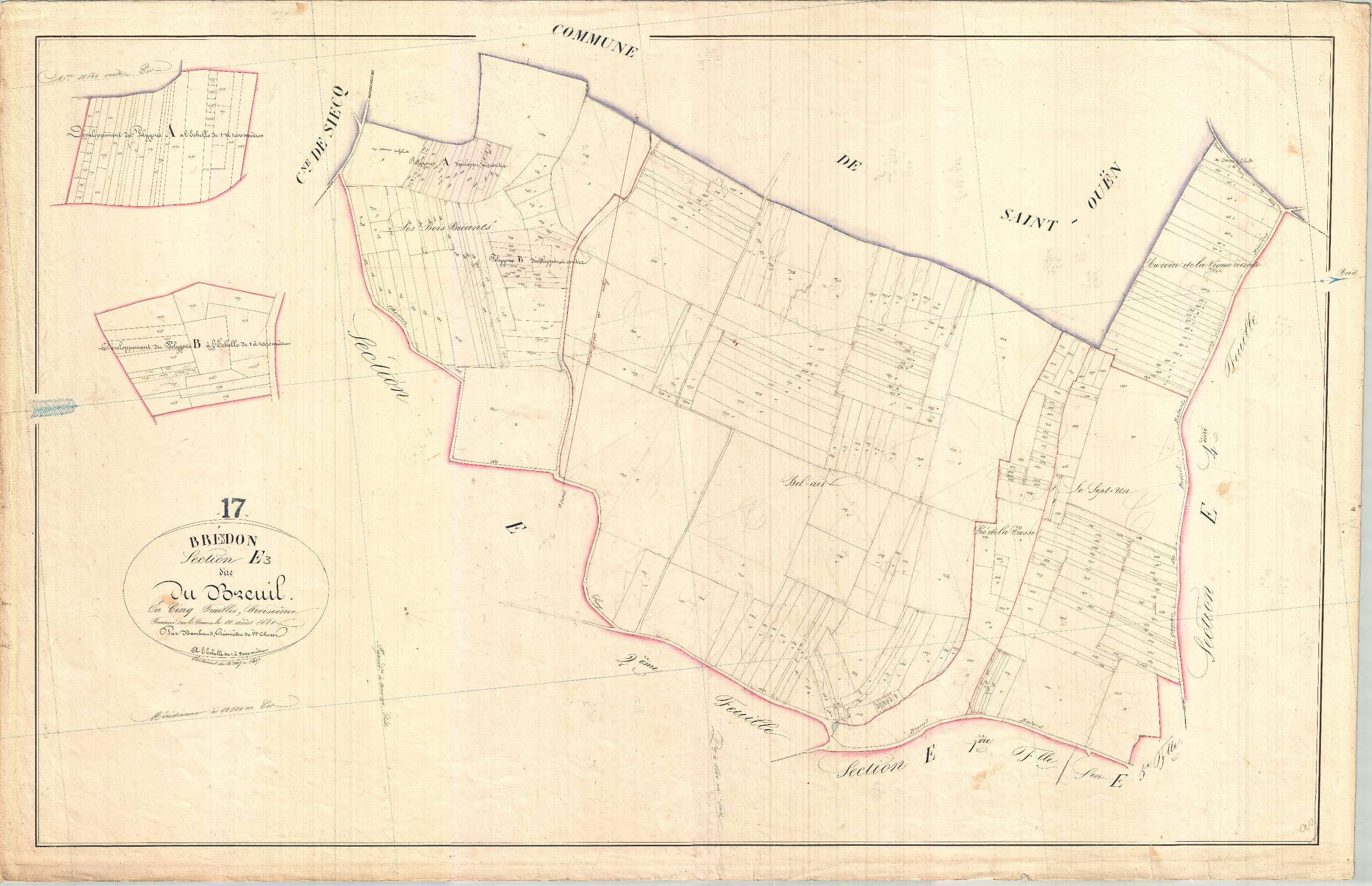 Bresdon - Section E3 dite du Breuil.