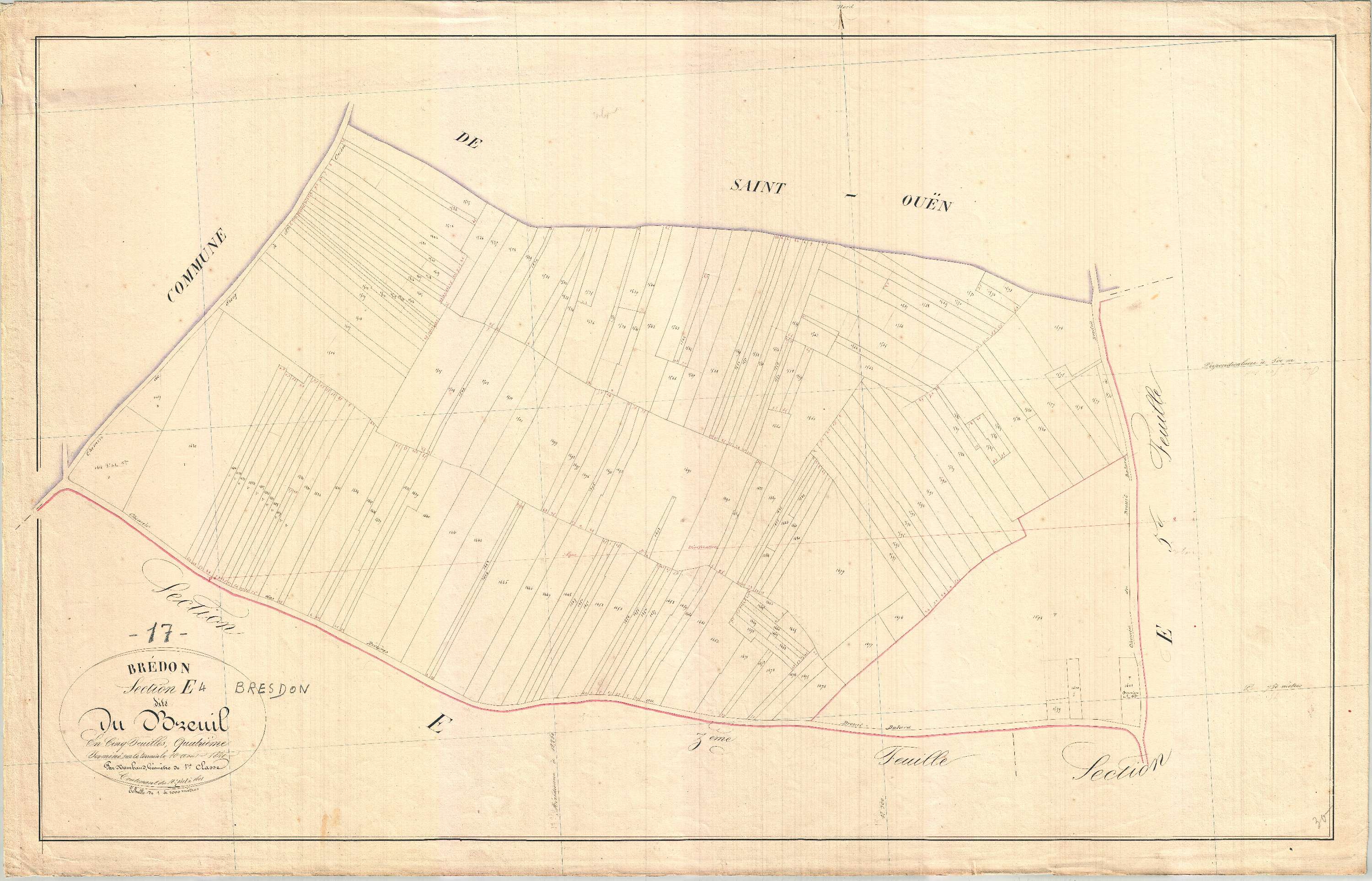 Bresdon - Section E4 dite du Breuil.