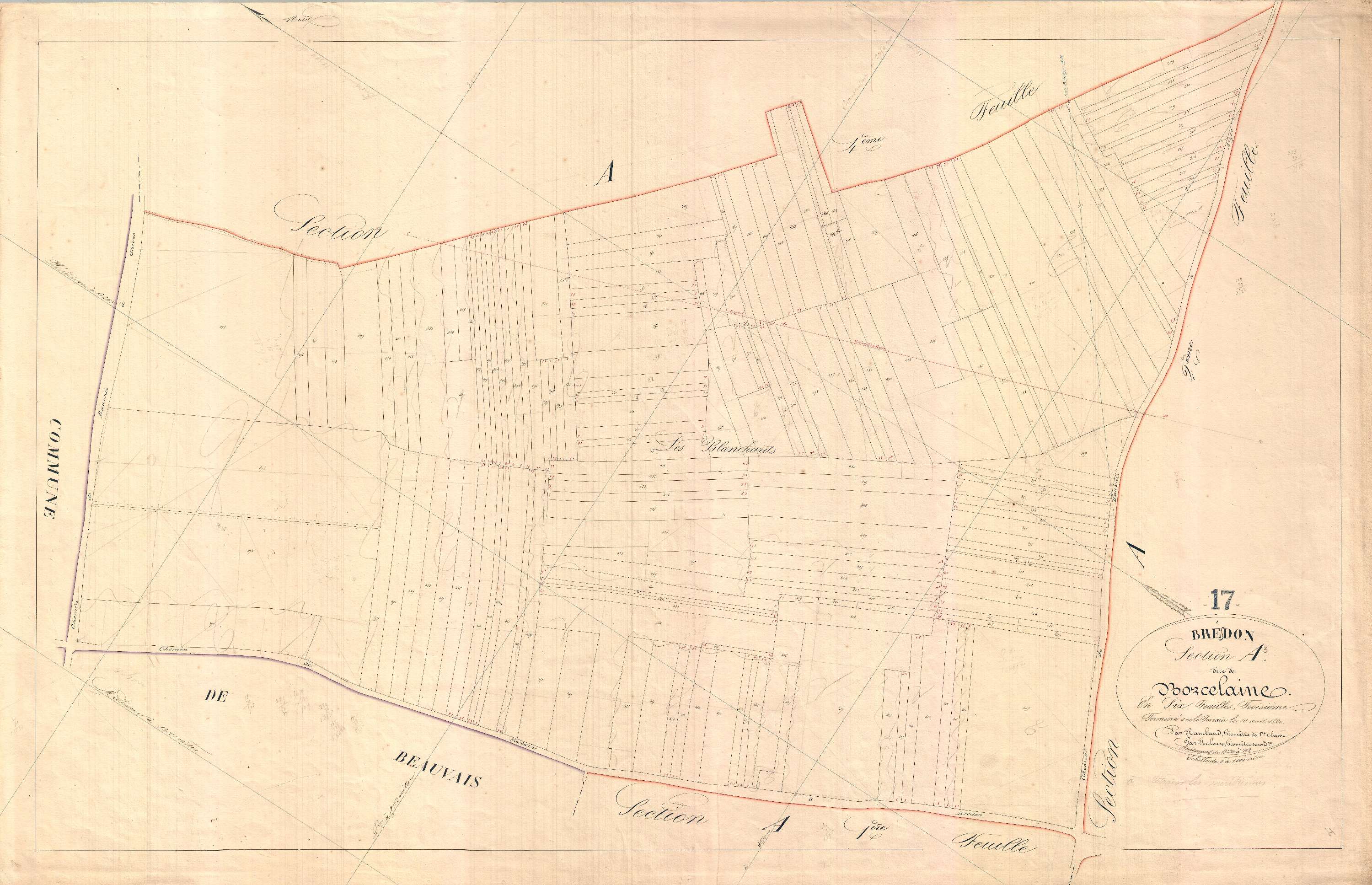 Bresdon - Section A3 dite de la Borcelaine.