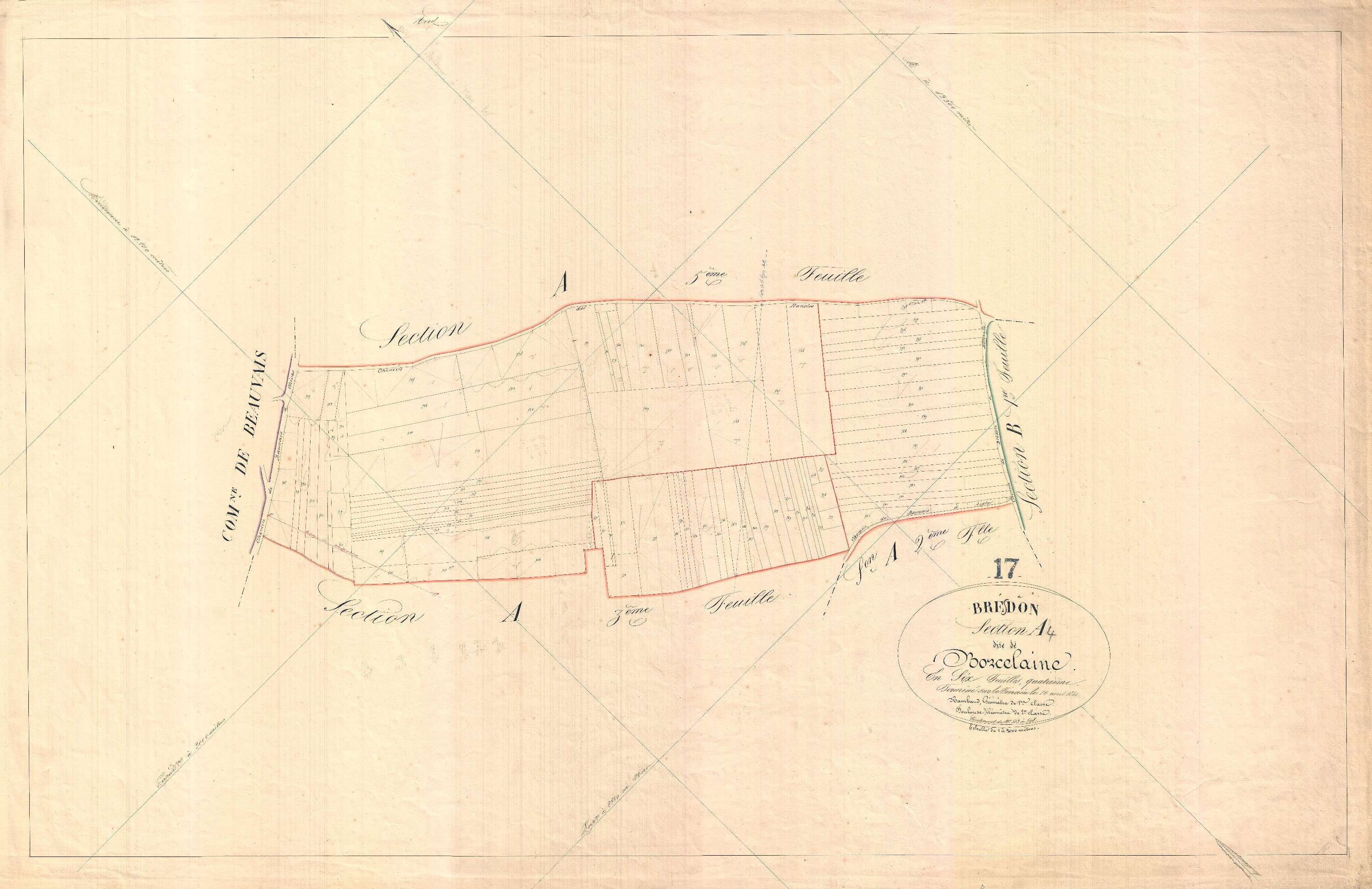 Bresdon - Section A4 dite de la Borcelaine.