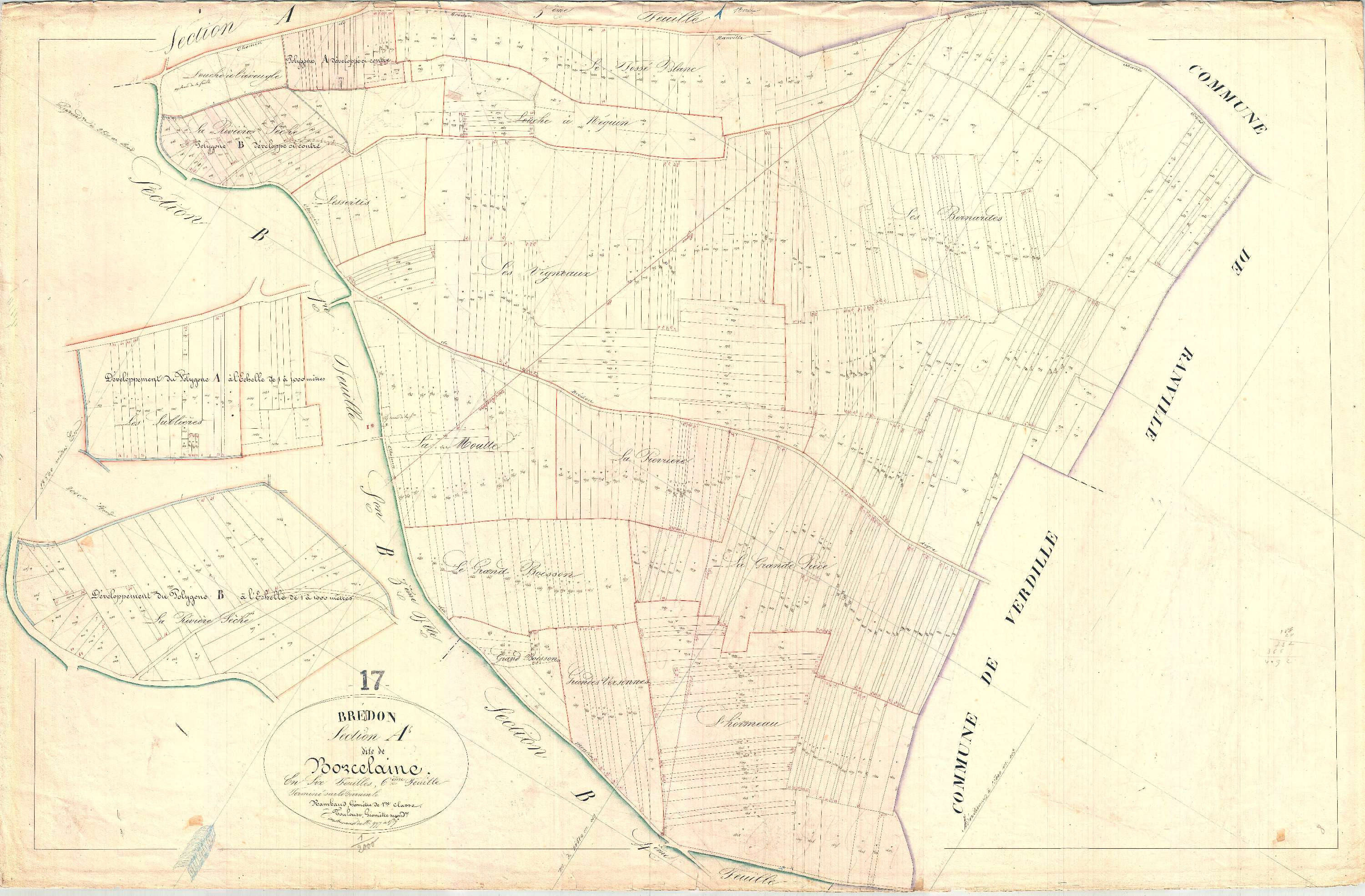 Bresdon - Section A6 dite de la Borcelaine.