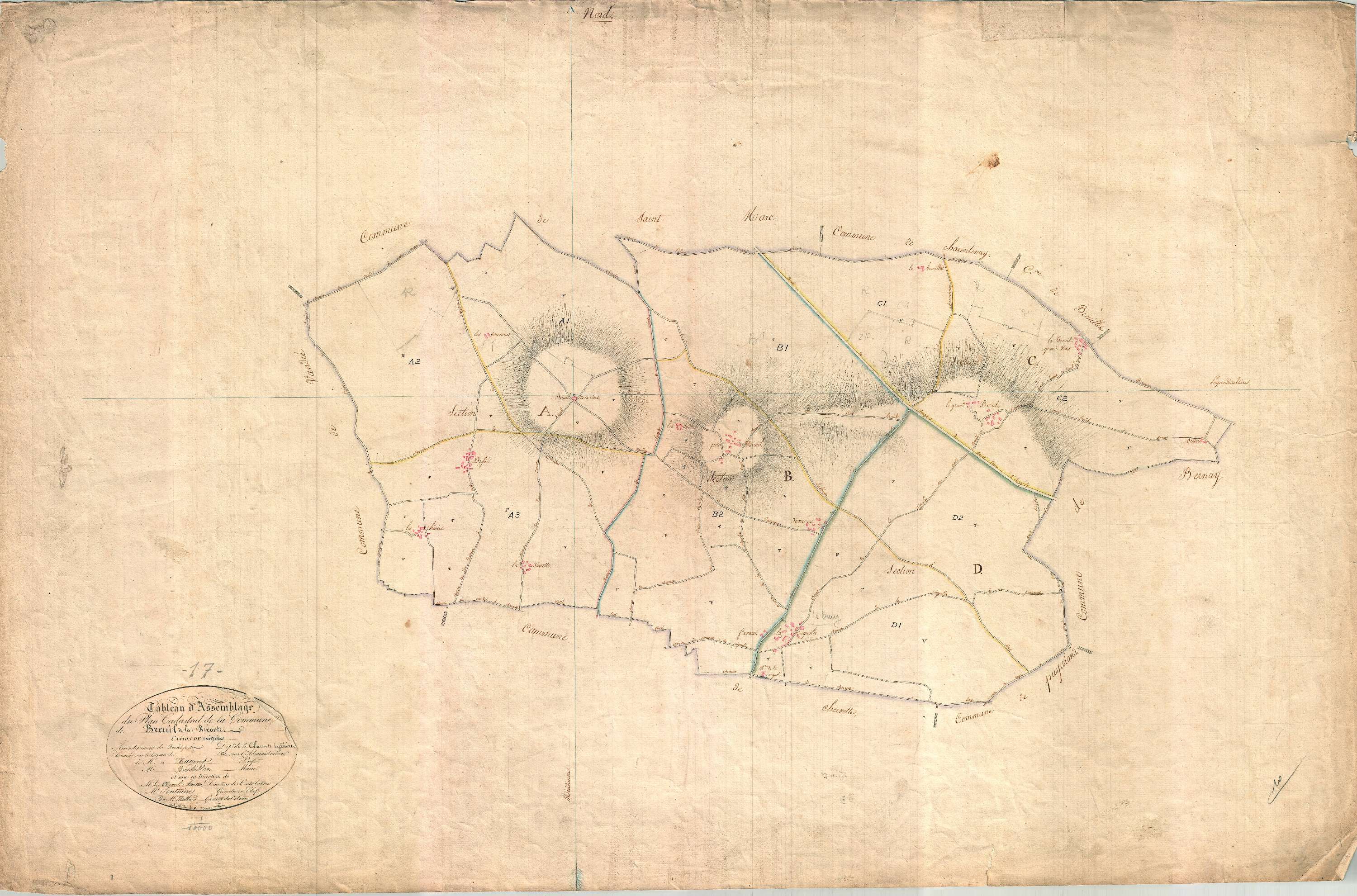 Breuil-la-Réorte - Tableau d'assemblage.