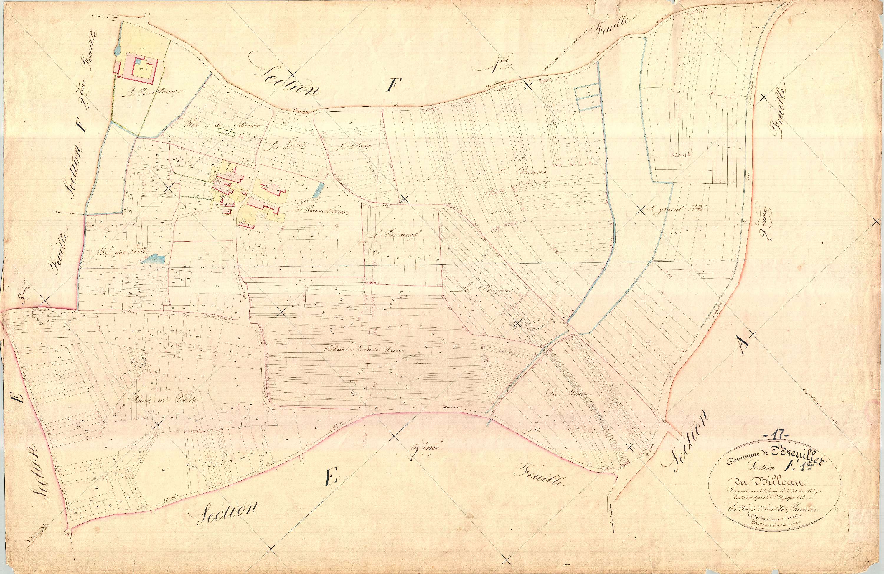 Breuillet - Section E1 dite de Billeau.