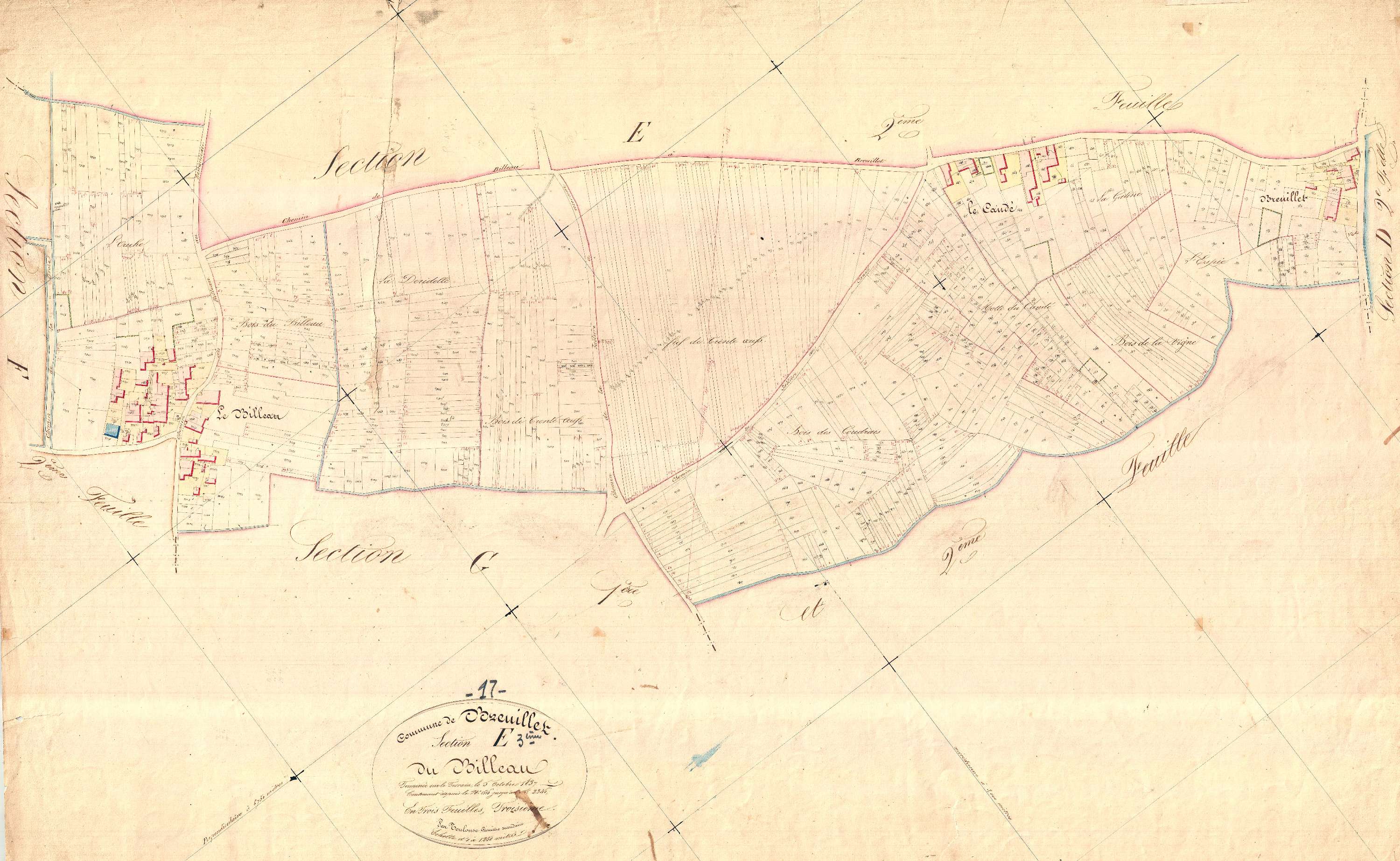 Breuillet - Section E3 dite de Billeau.