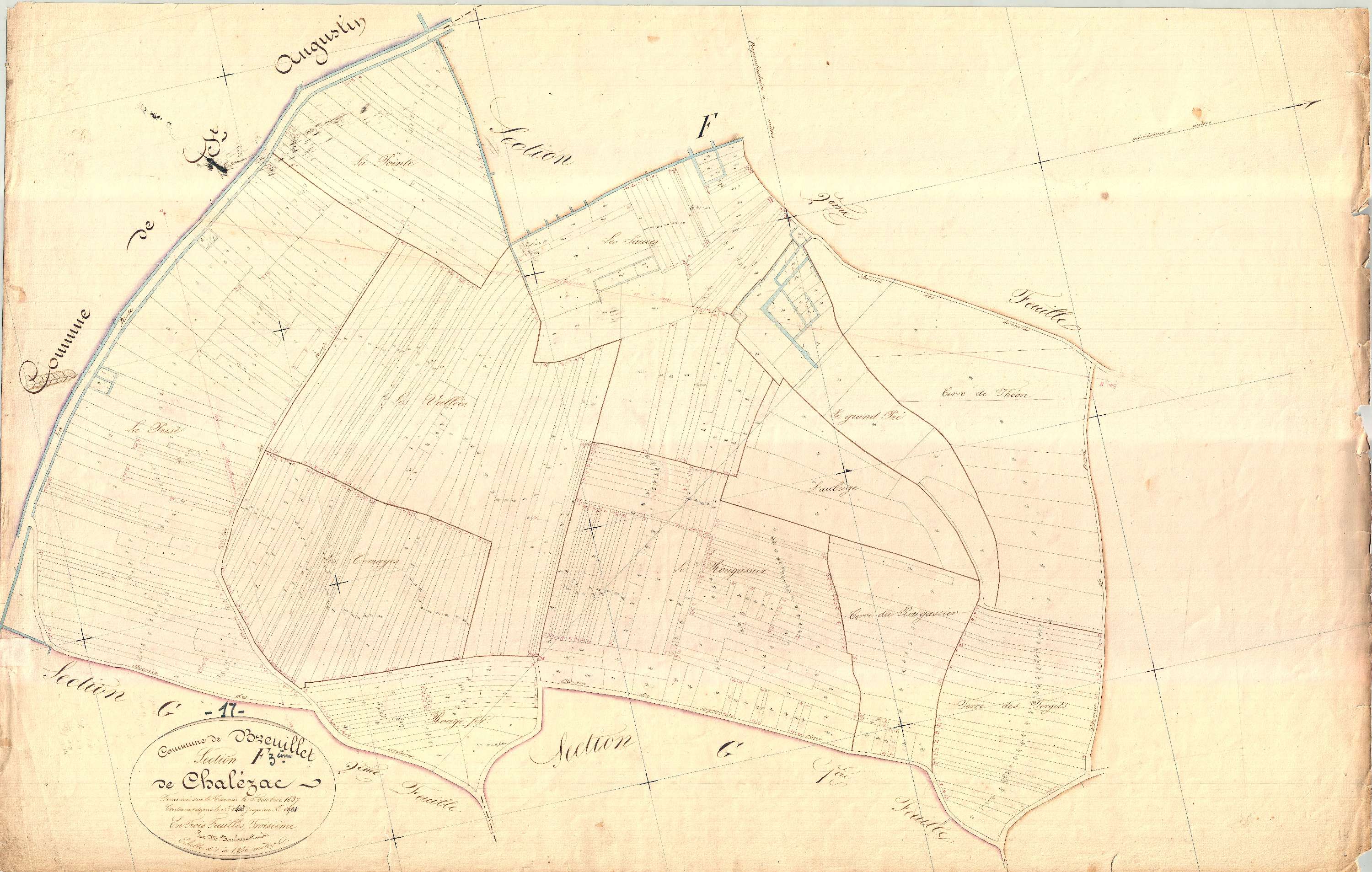 Breuillet - Section F3 dite de Chalezac.