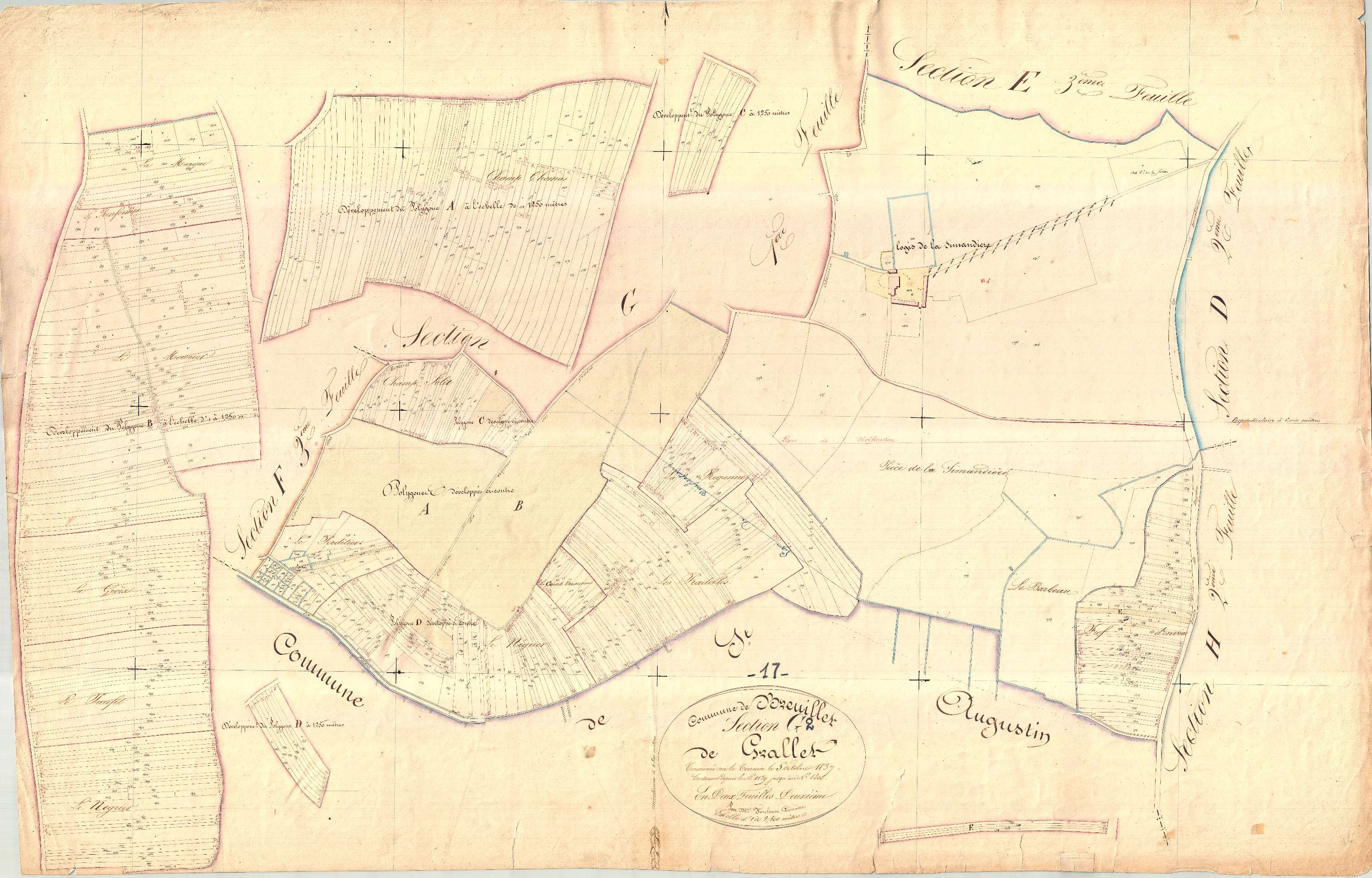 Breuillet - Section G2 dite du Grallet.