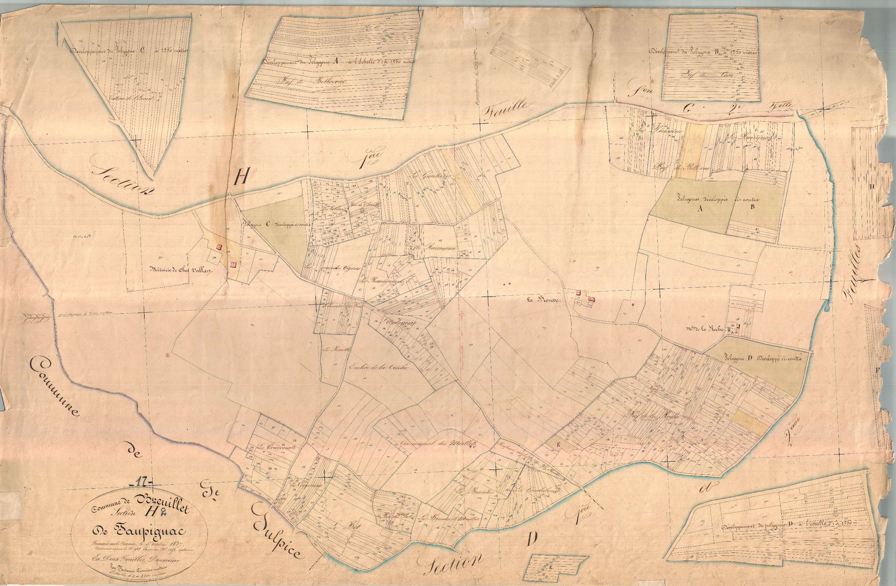 Breuillet - Section H2 dite de Taupignac.