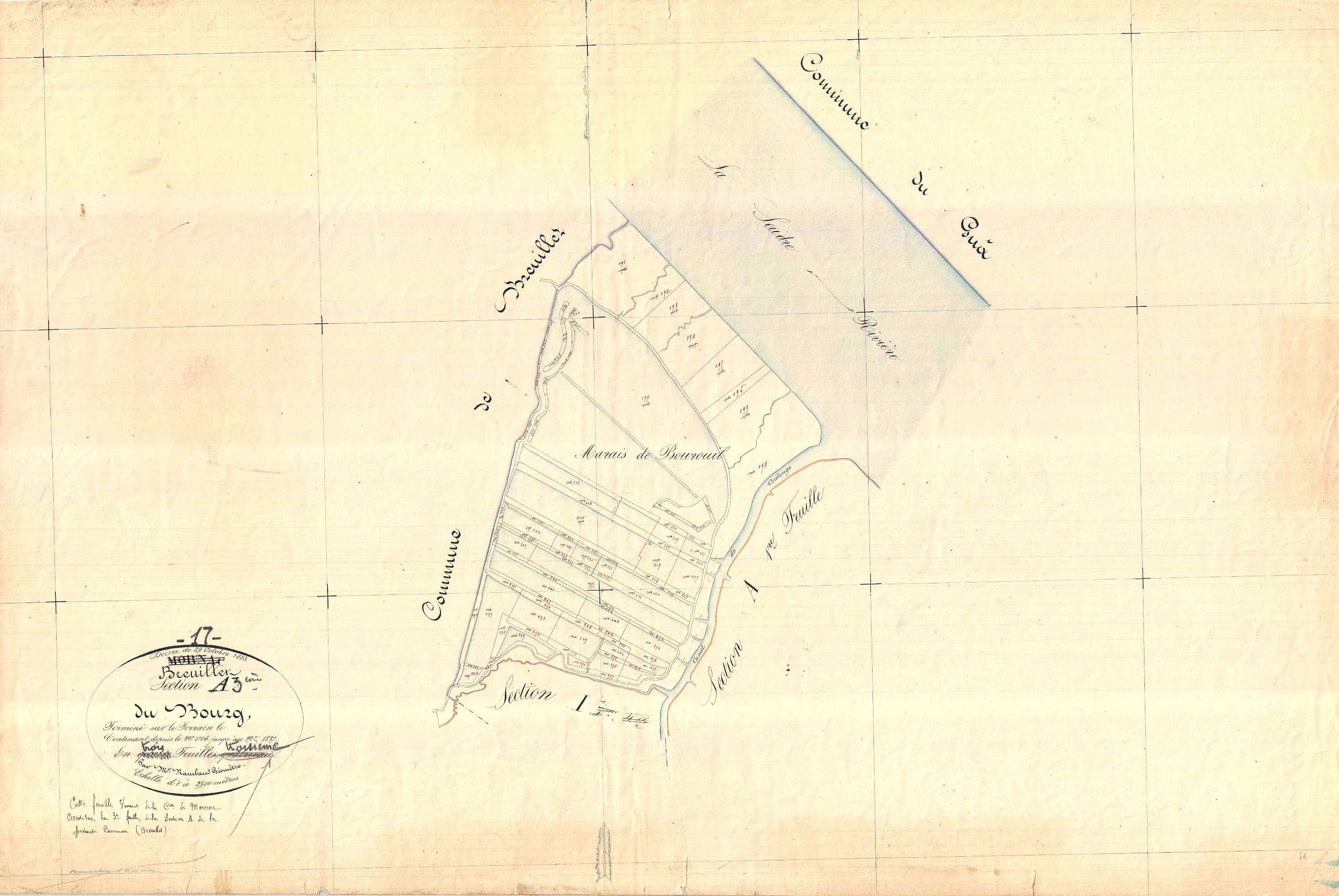 Breuillet - Section A3 dite du Bourg.