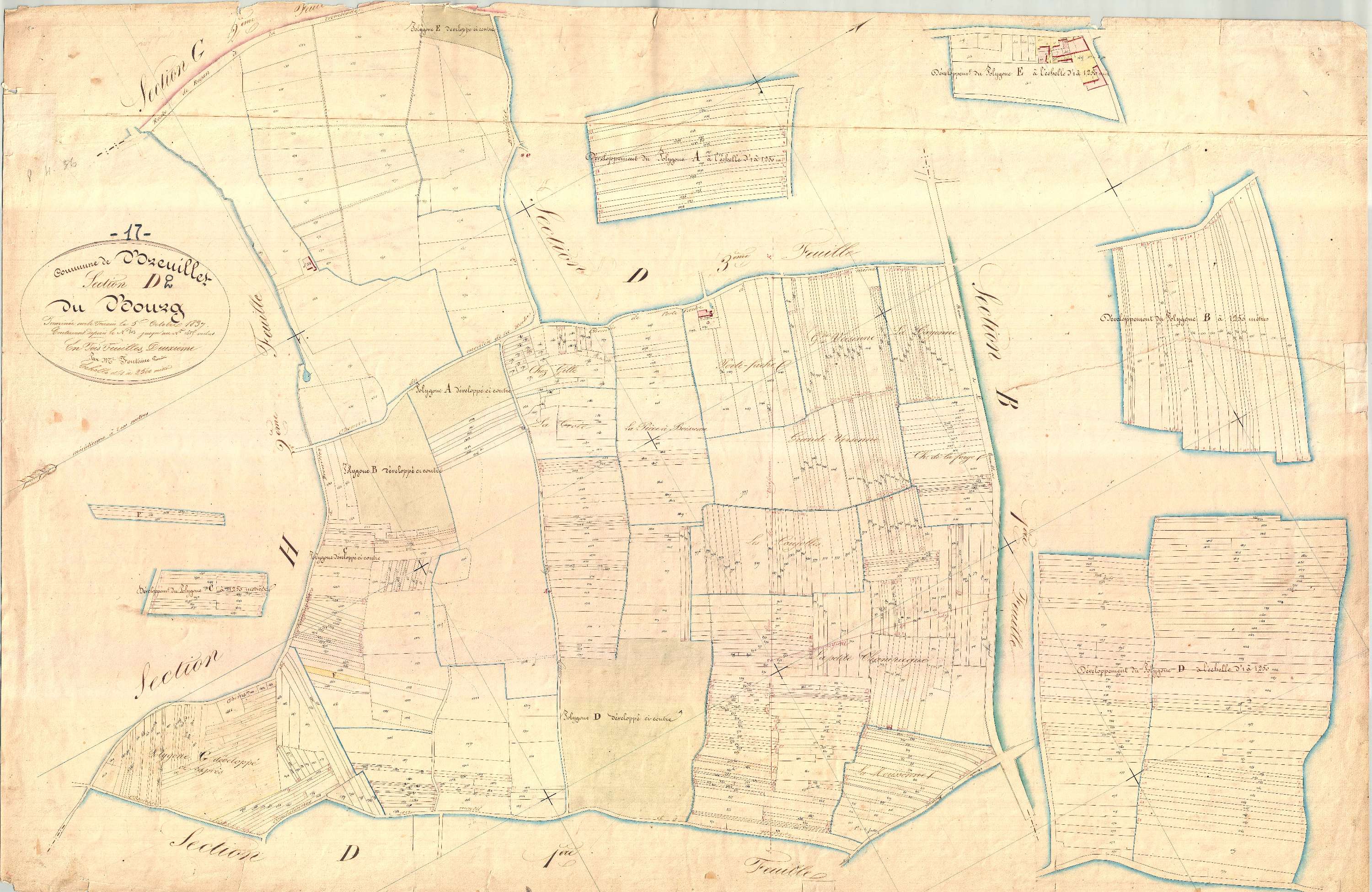 Breuillet - Section D2 dite du Bourg.