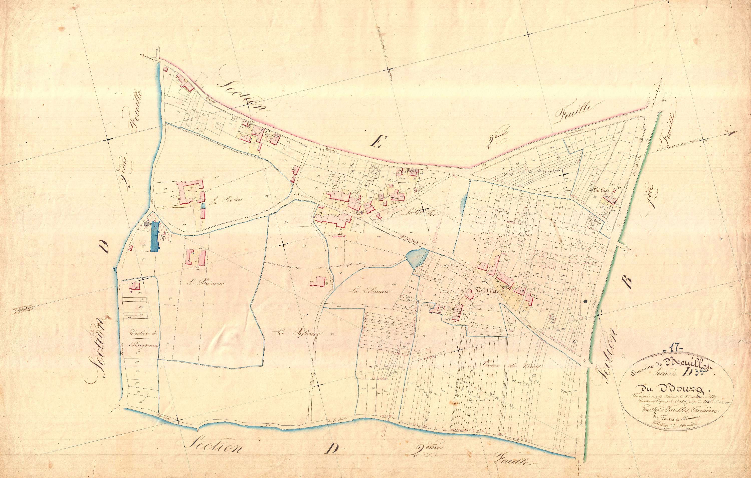 Breuillet - Section D3 dite du Bourg.