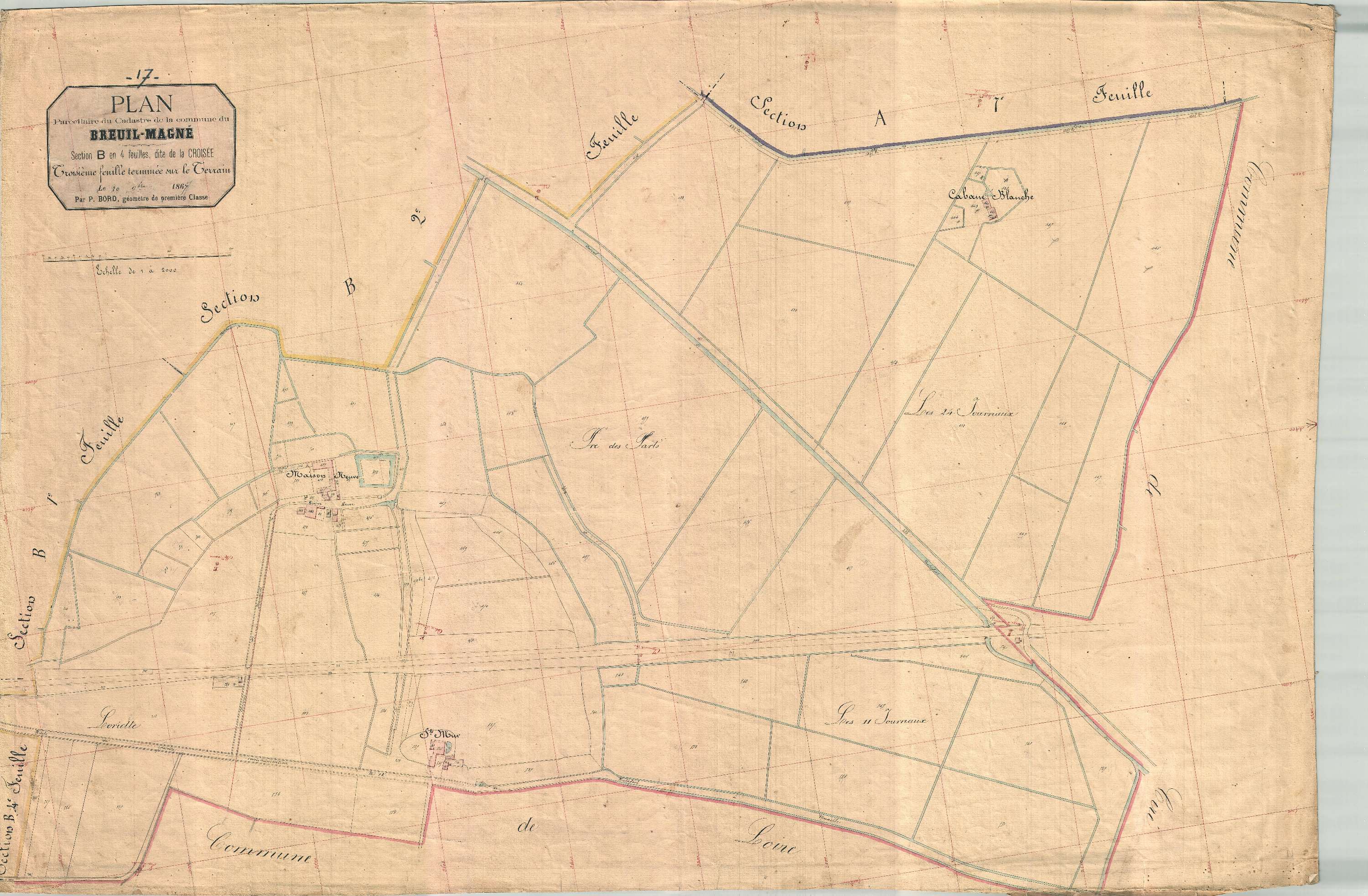 Breuil-Magné - Section B3 dite de la Croisée.