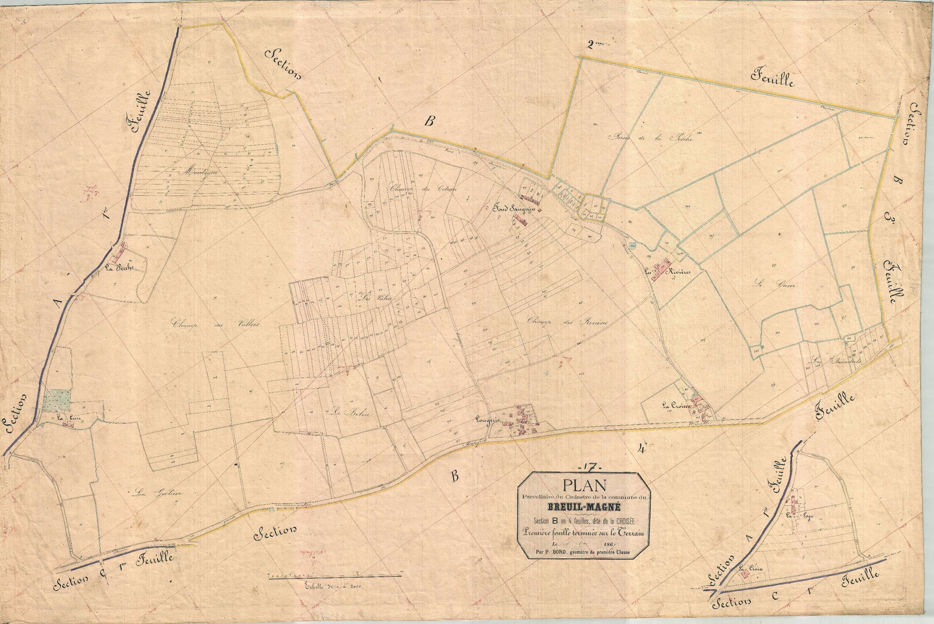 Breuil-Magné - Section B1 dite de la Croisée.