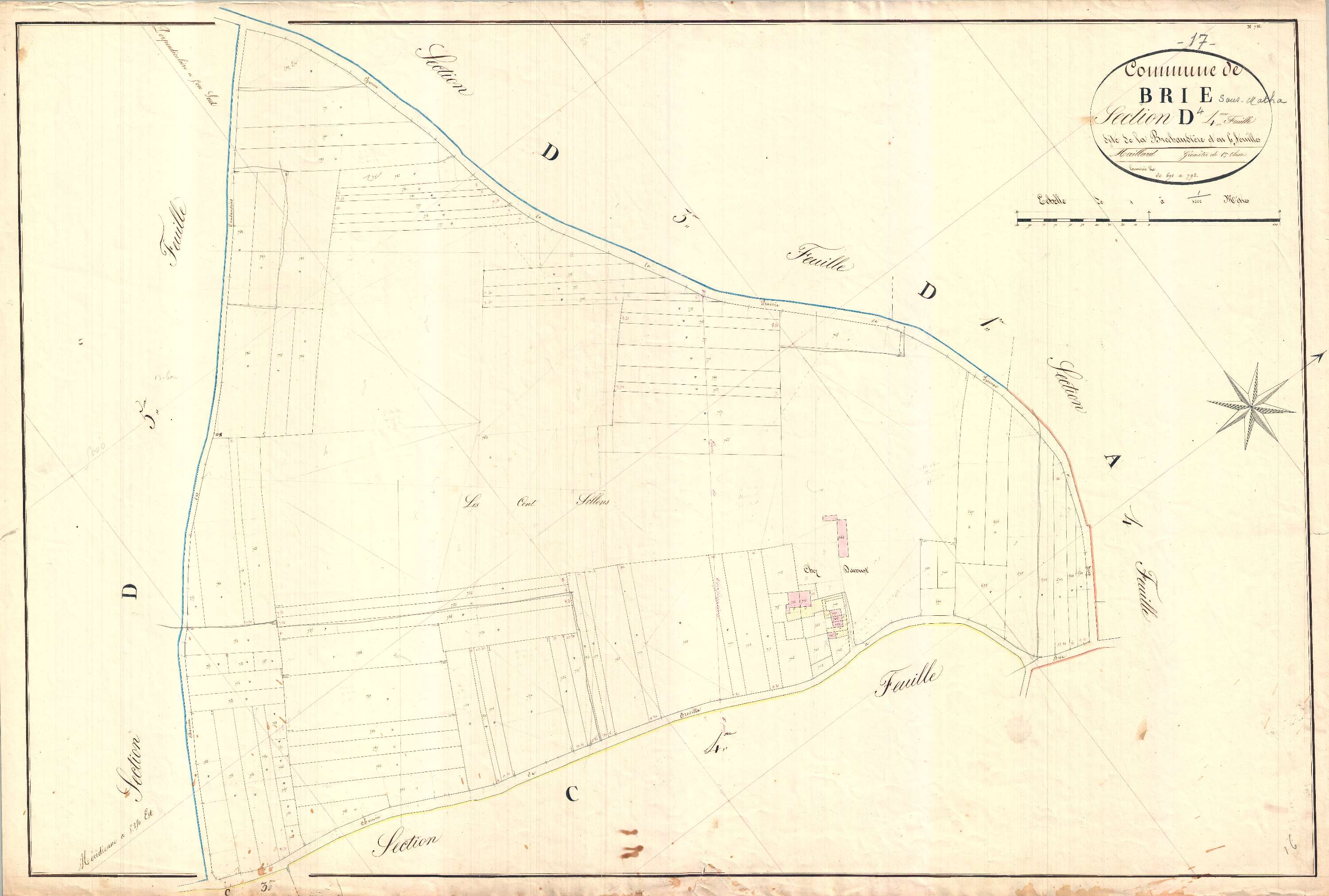 Brie-sous-Matha - Section D4 dite des Brechaudières.
