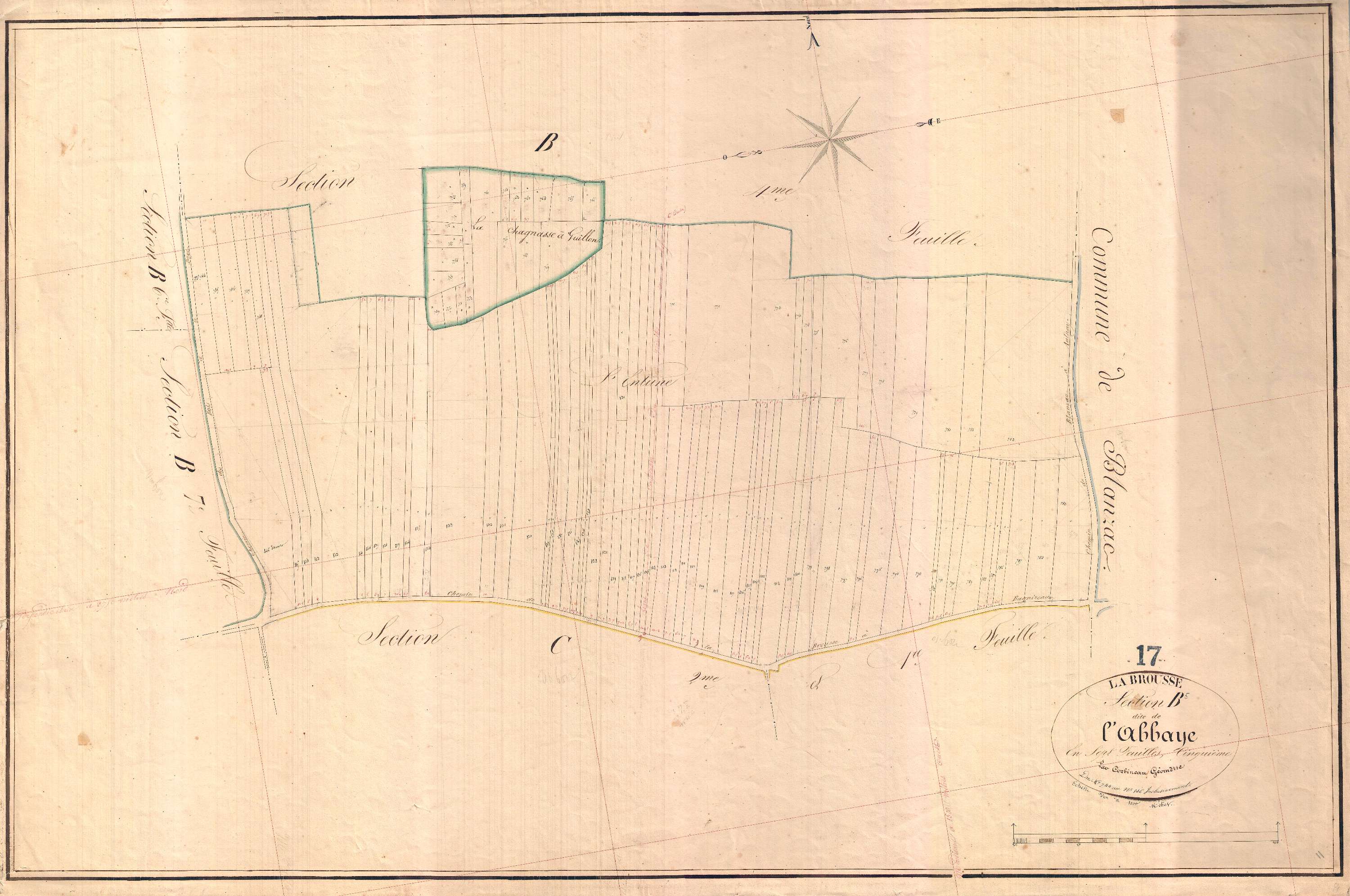 La Brousse - Section B5 dite de l'Abbaye.