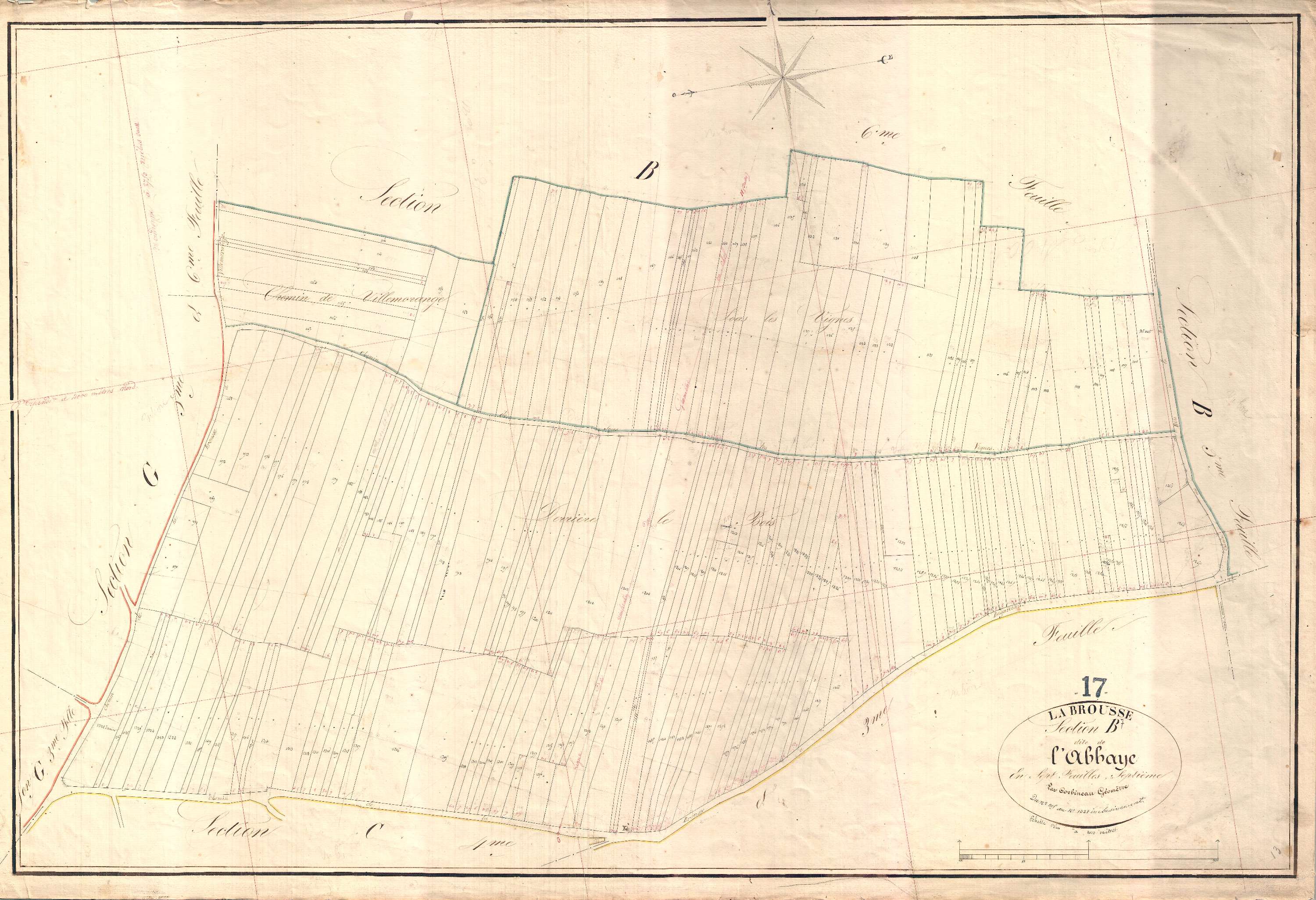 La Brousse - Section B7 dite de l'Abbaye.