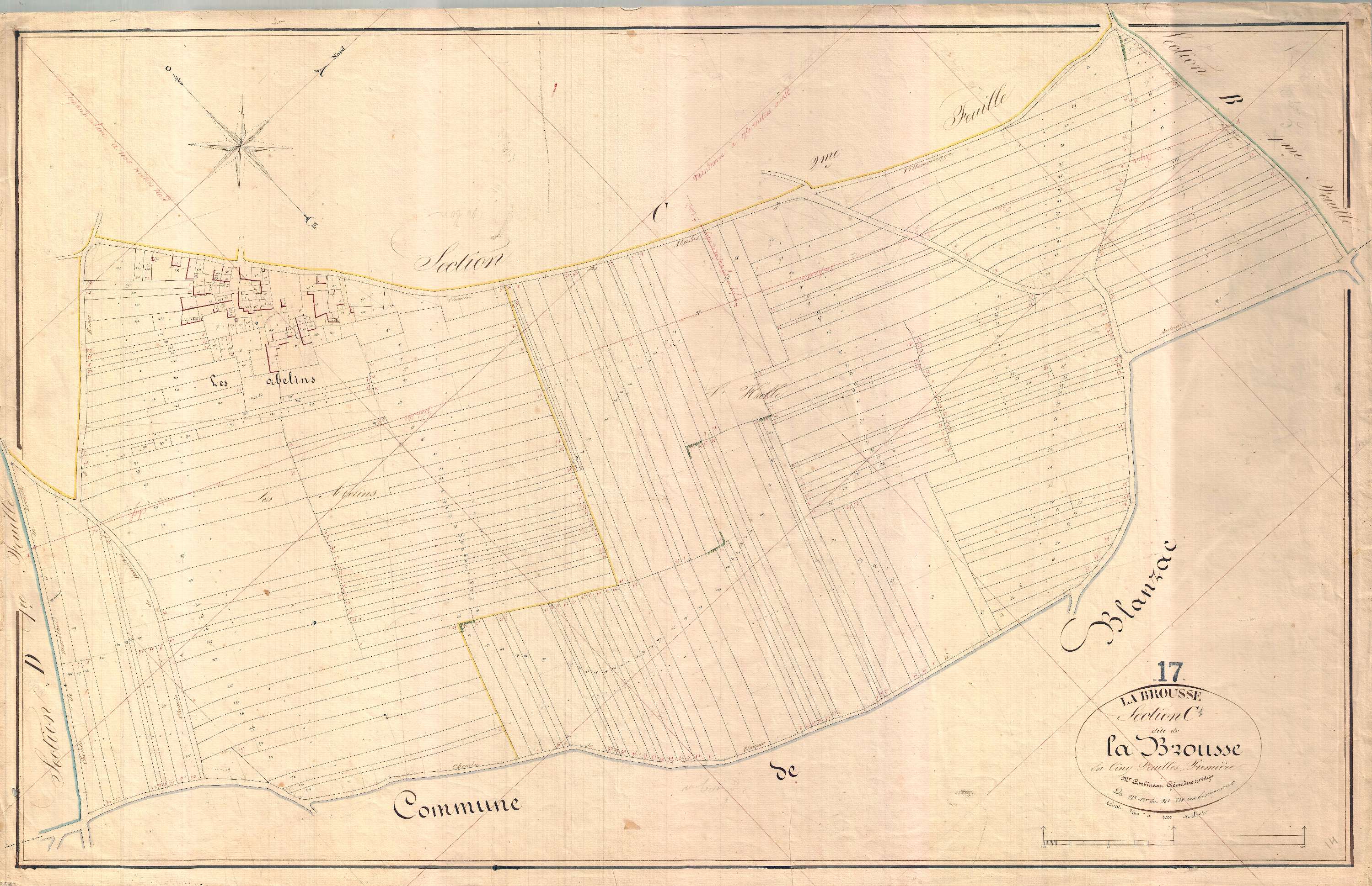 La Brousse - Section C1 dite de la Brousse.