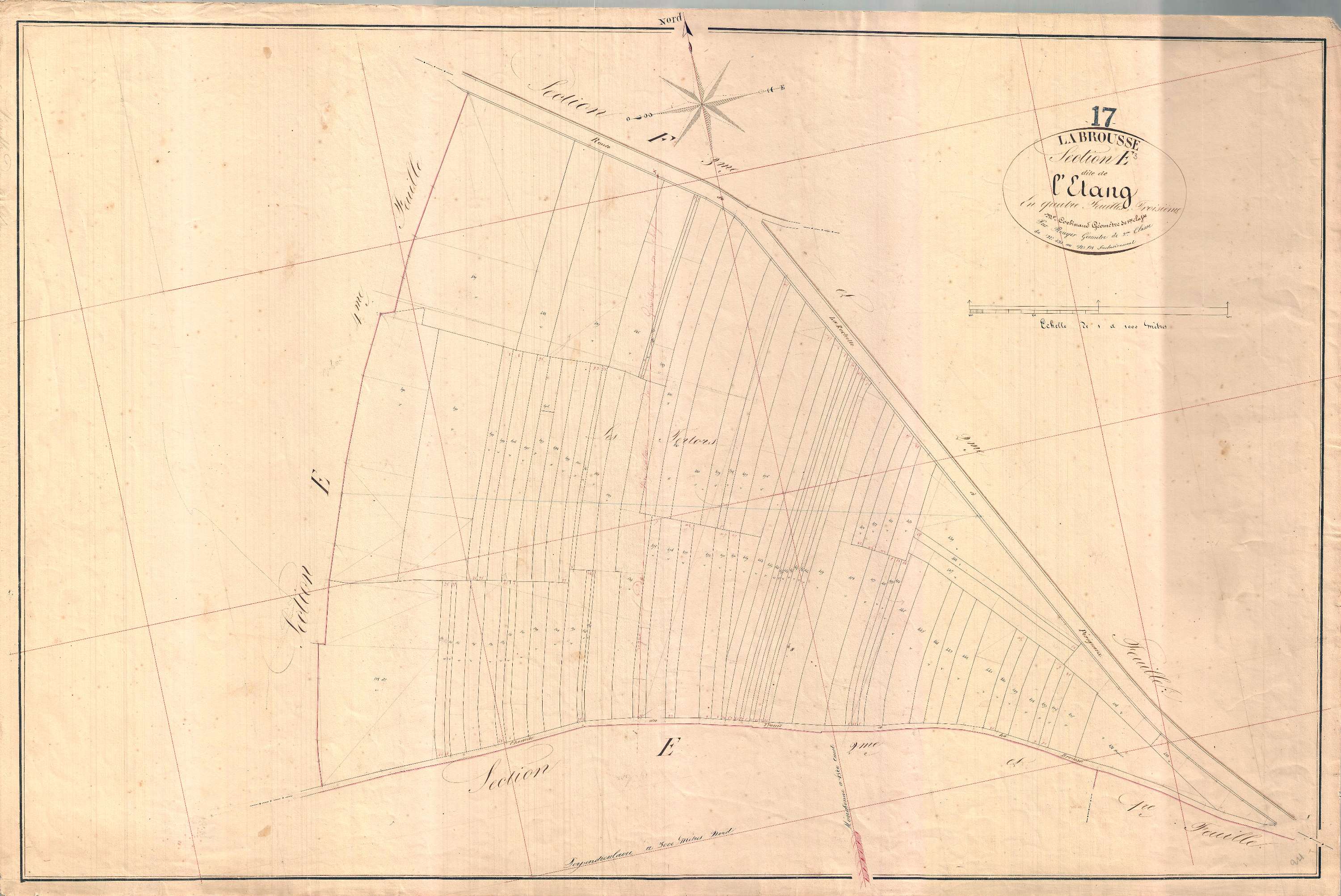 La Brousse - Section E3 dite de l'Etang.