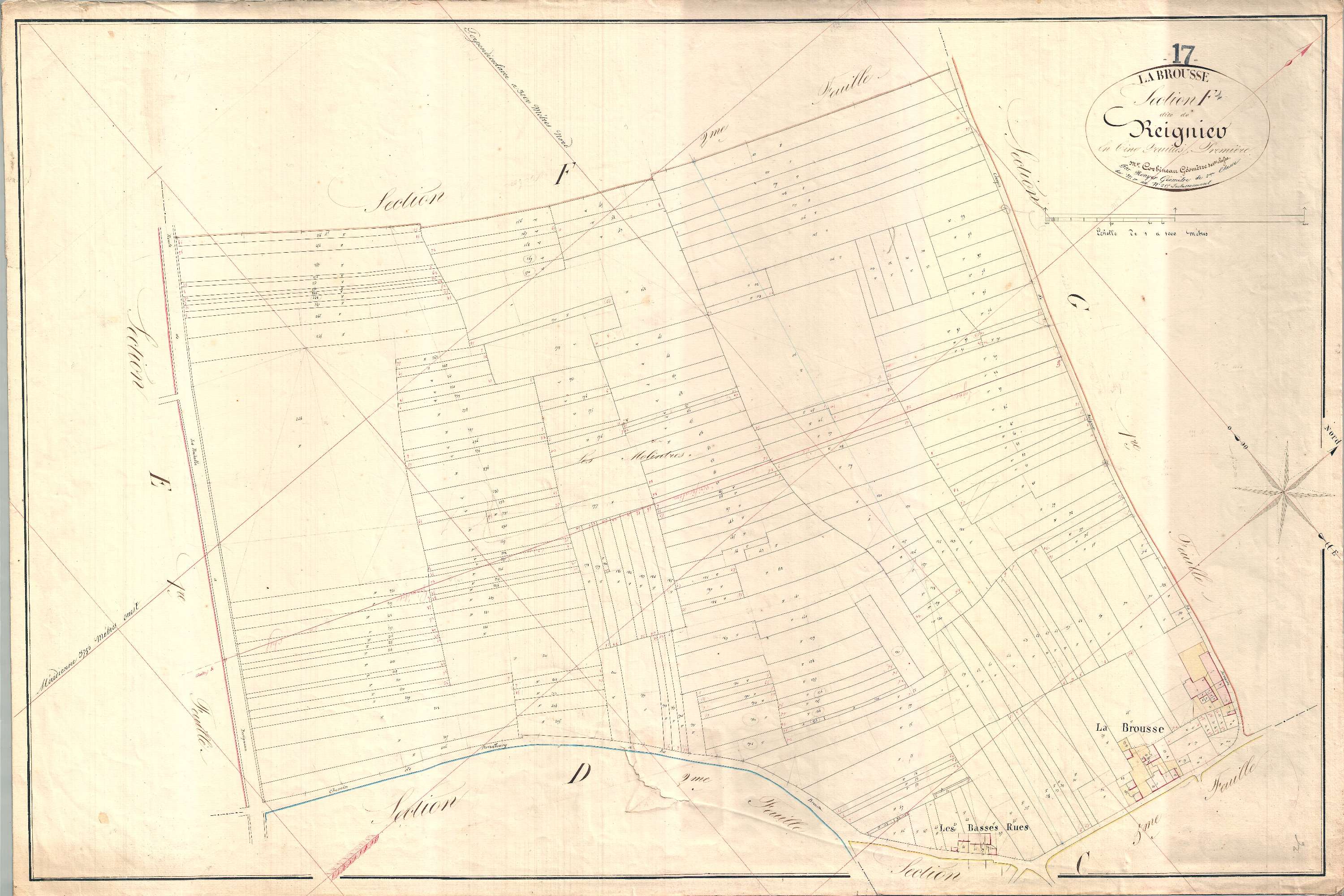 La Brousse - Section F1 dite de Régnier.