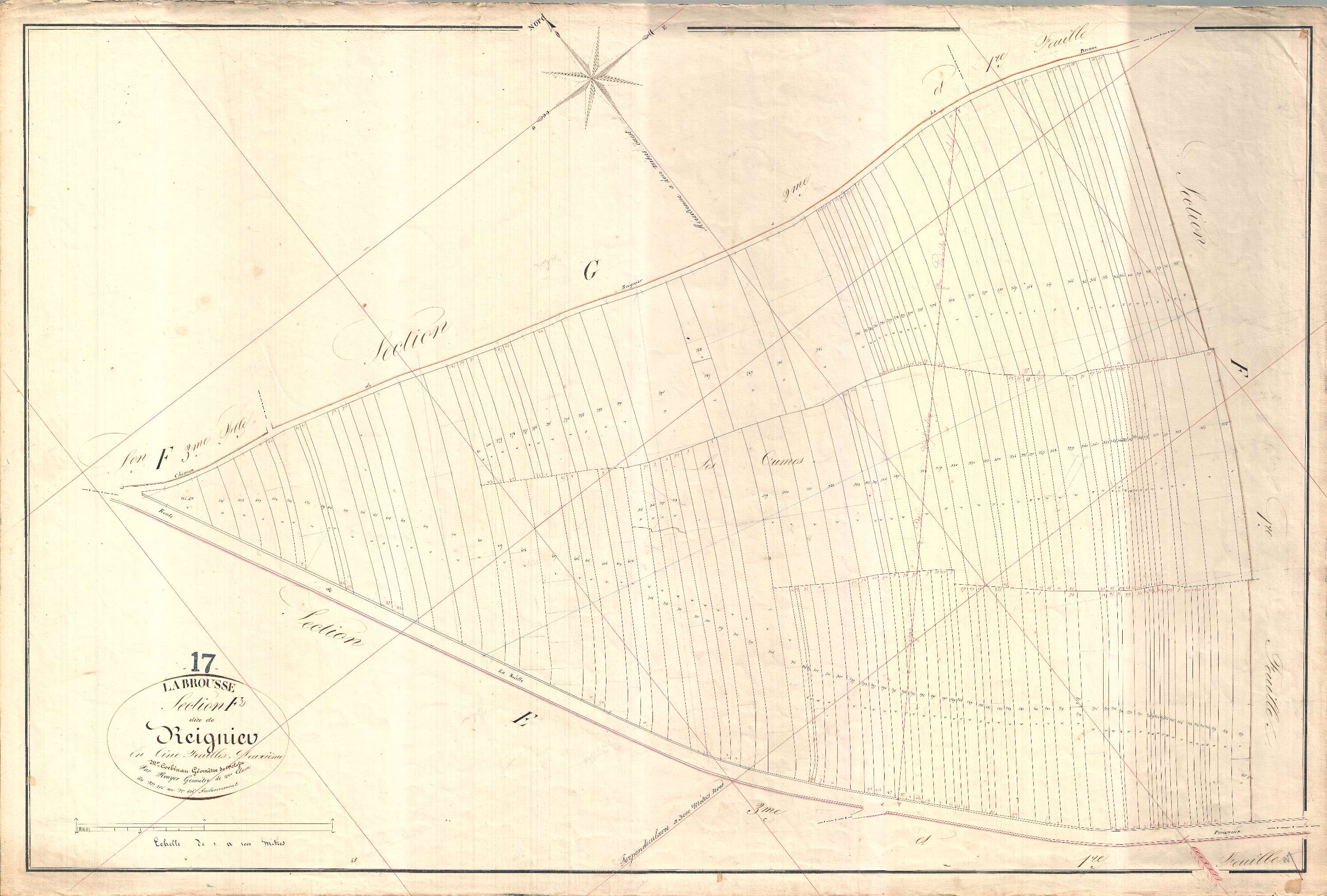 La Brousse - Section F2 dite de Régnier.