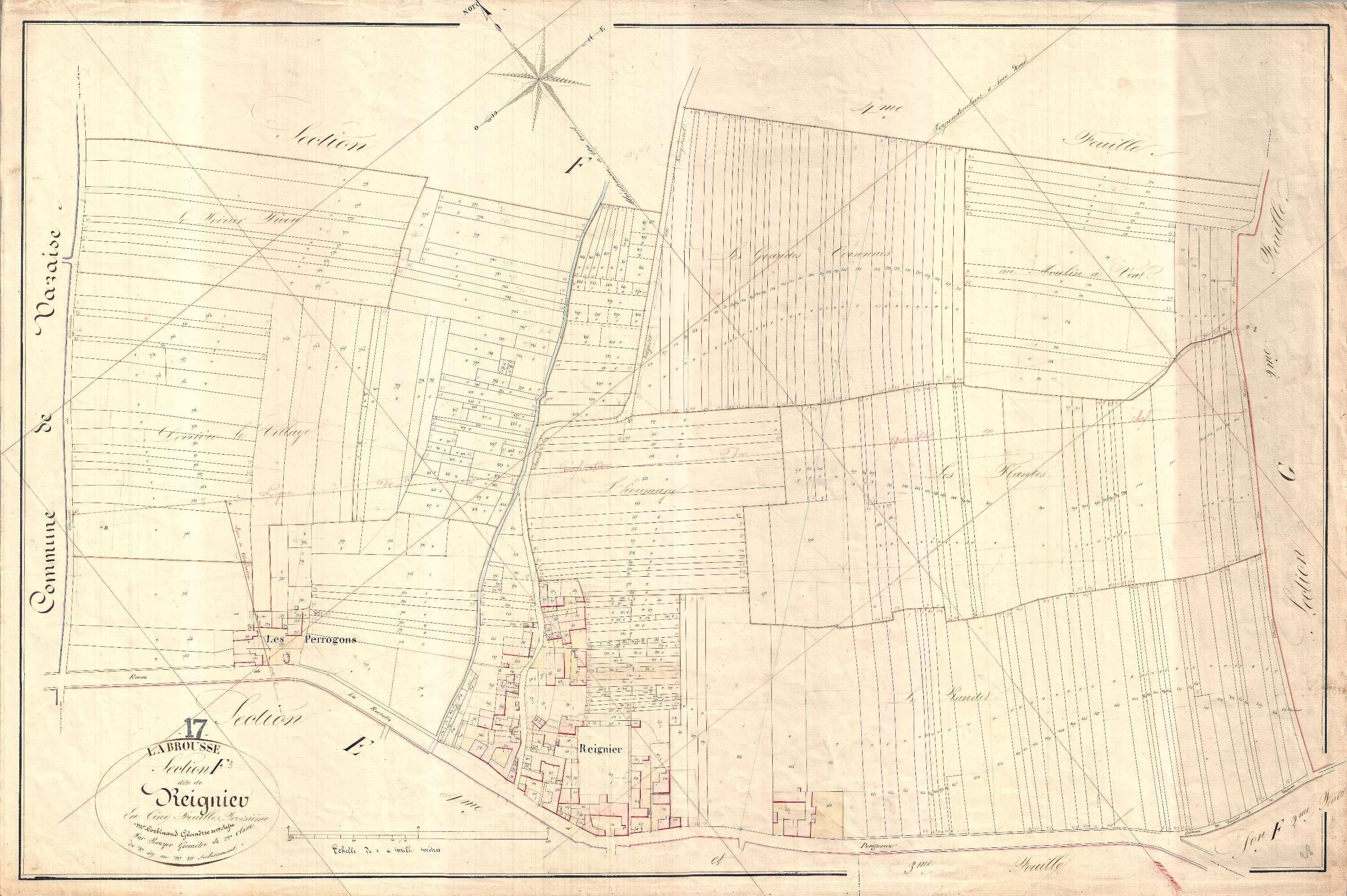 La Brousse - Section F3 dite de Régnier.