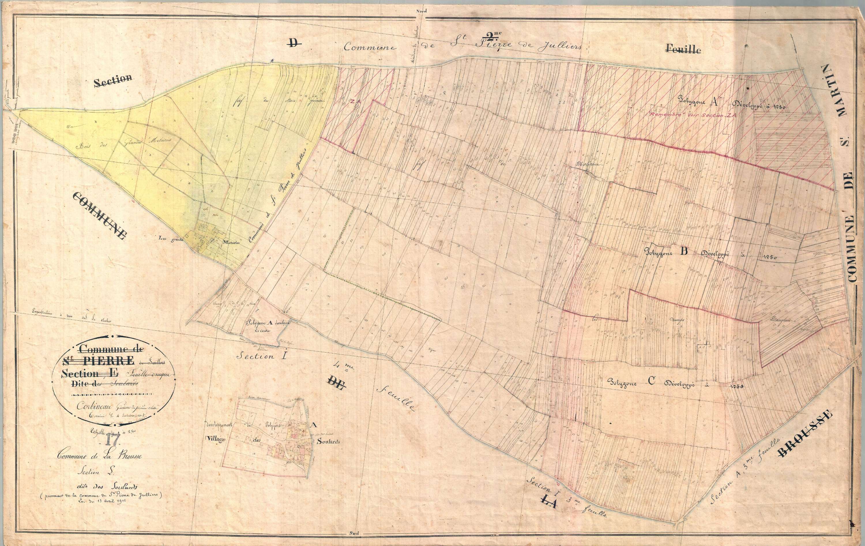La Brousse - Section L1 dite des Soulards.