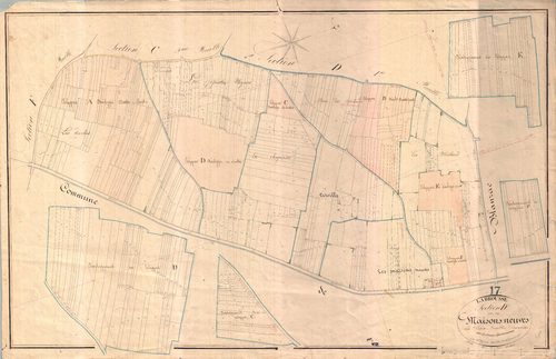 La Brousse - Section D2 dite des Maisons neuves.