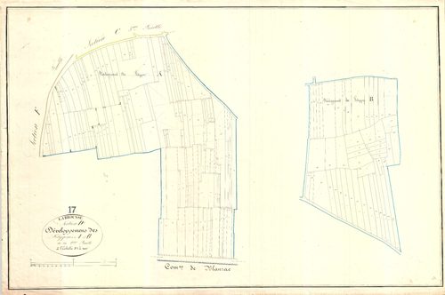 La Brousse - Section D2 développement dite des Maisons neuves.