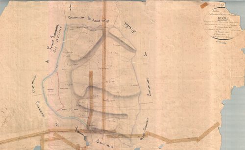 Bussac-sur-Charente - Tableau d'assemblage. [document en très mauvais état]