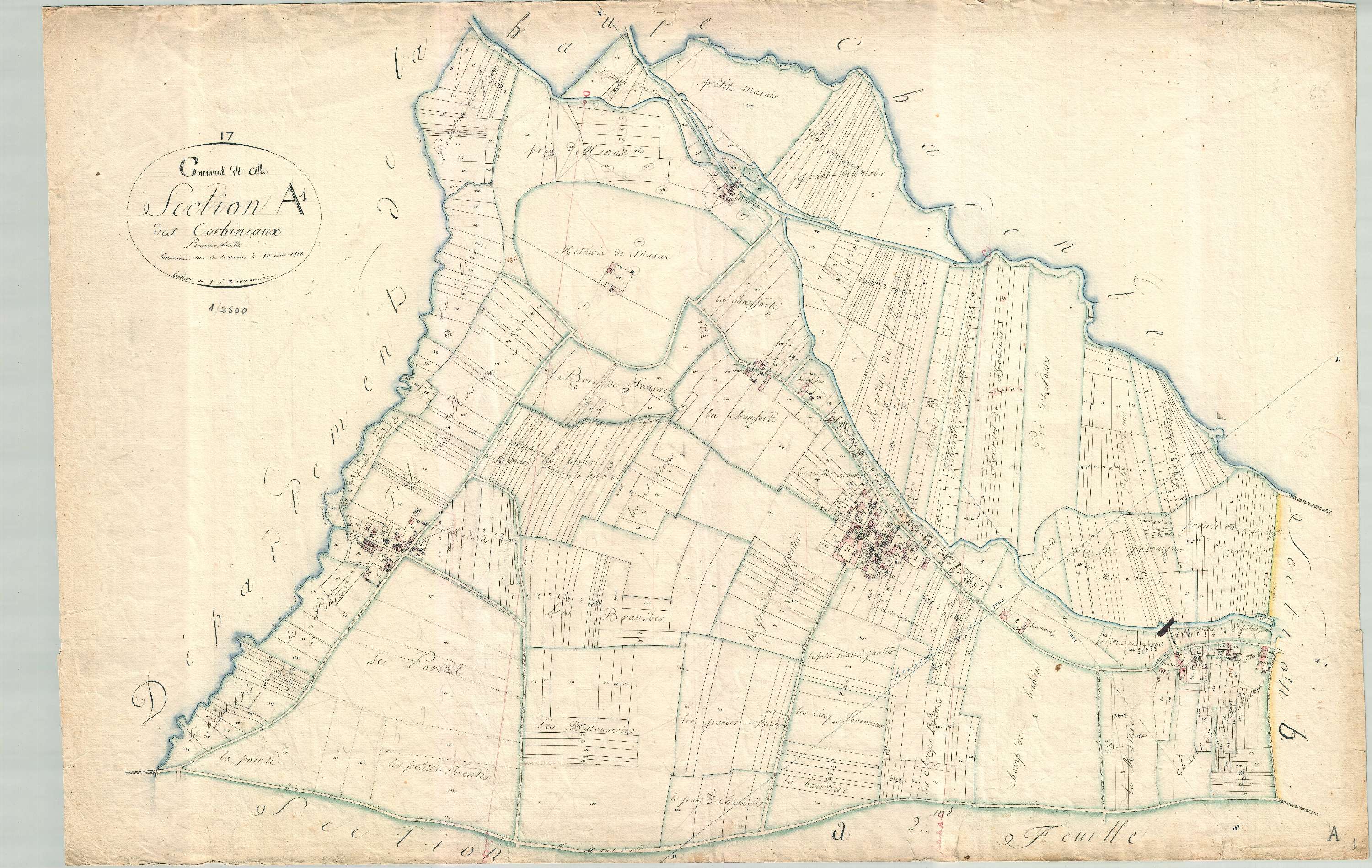 Celles - Section A1 dite de Corbineaux.