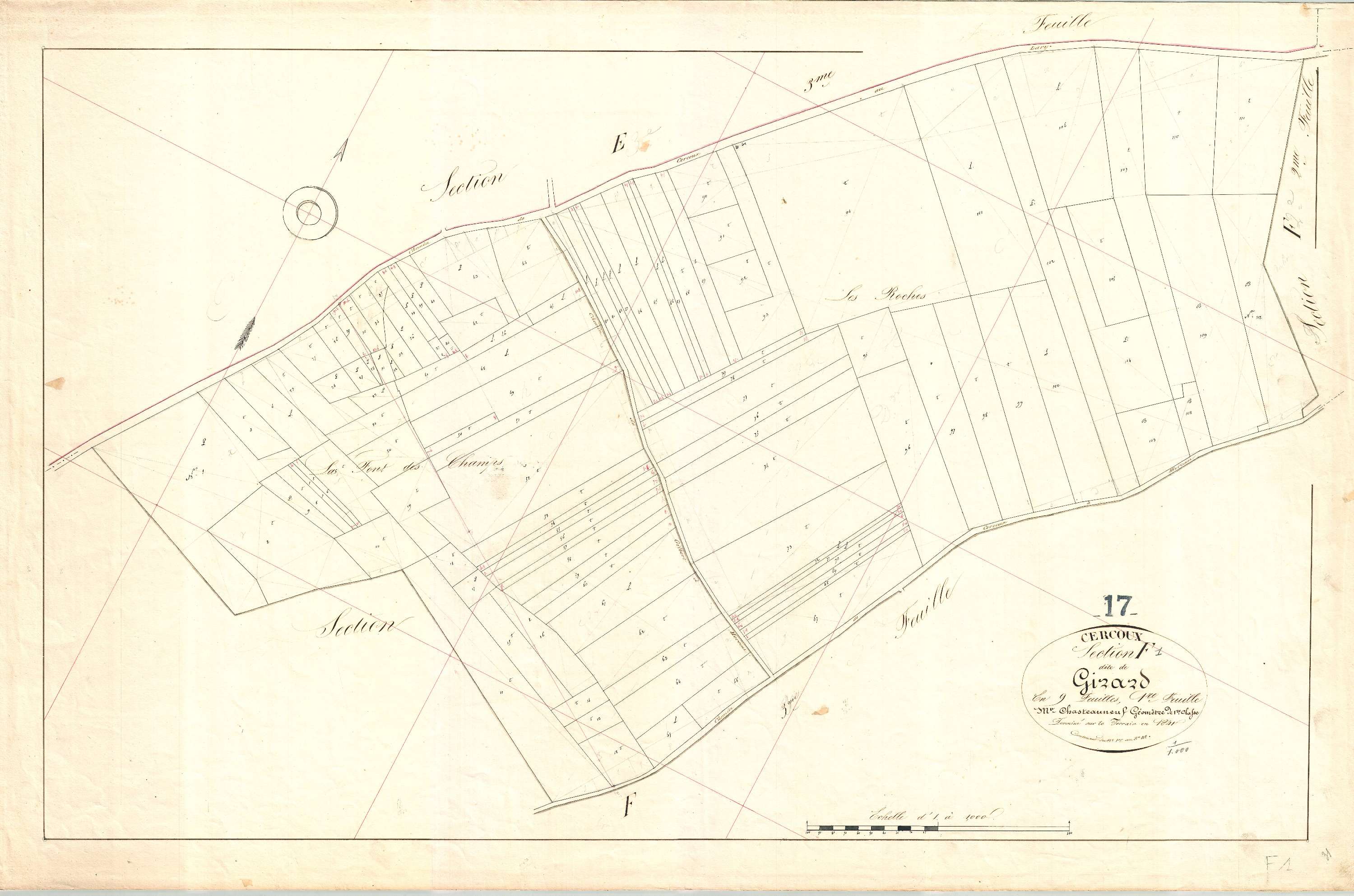 Cercoux - Section F1 dite de Girard.