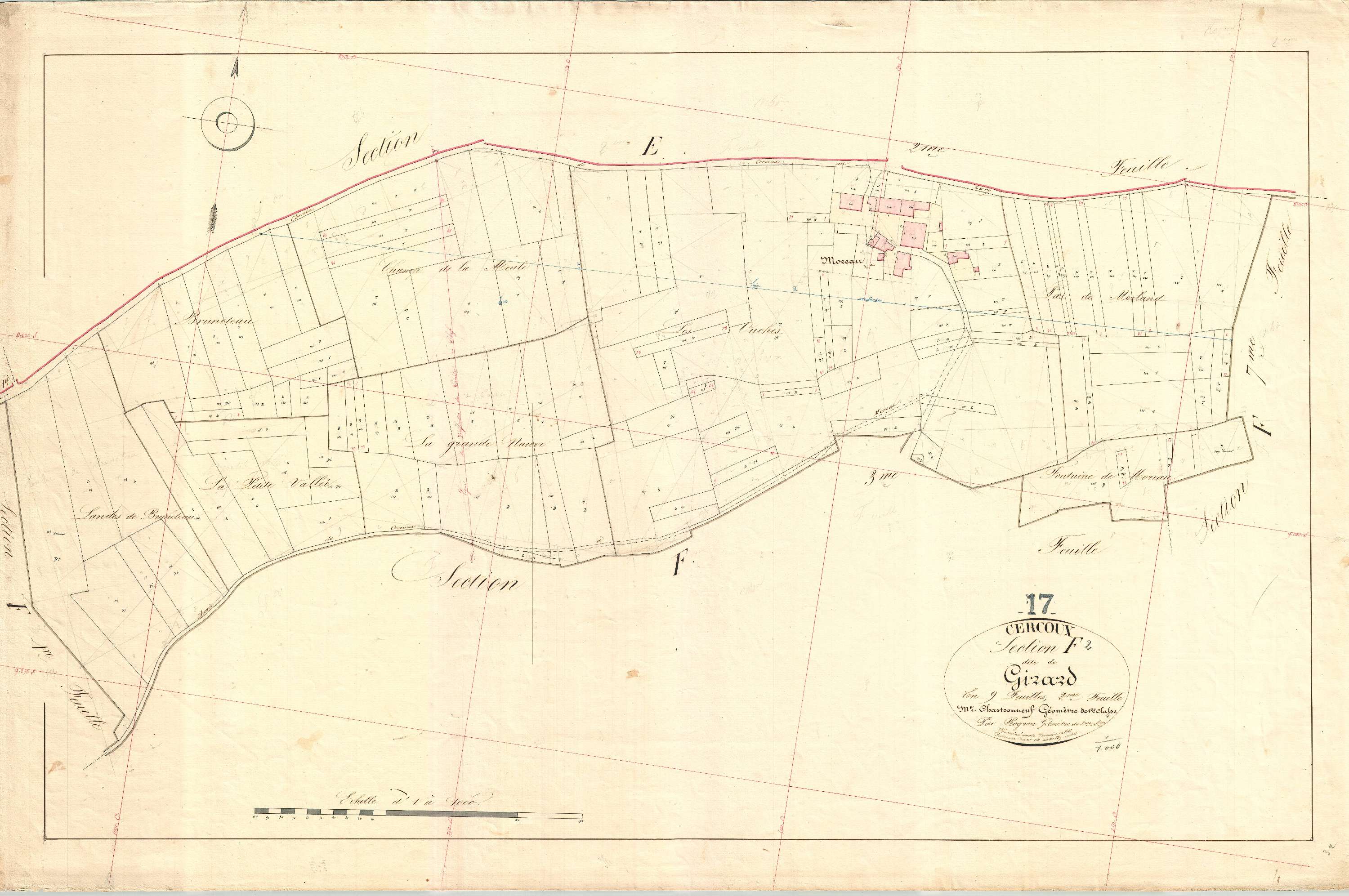 Cercoux - Section F2 dite de Girard.