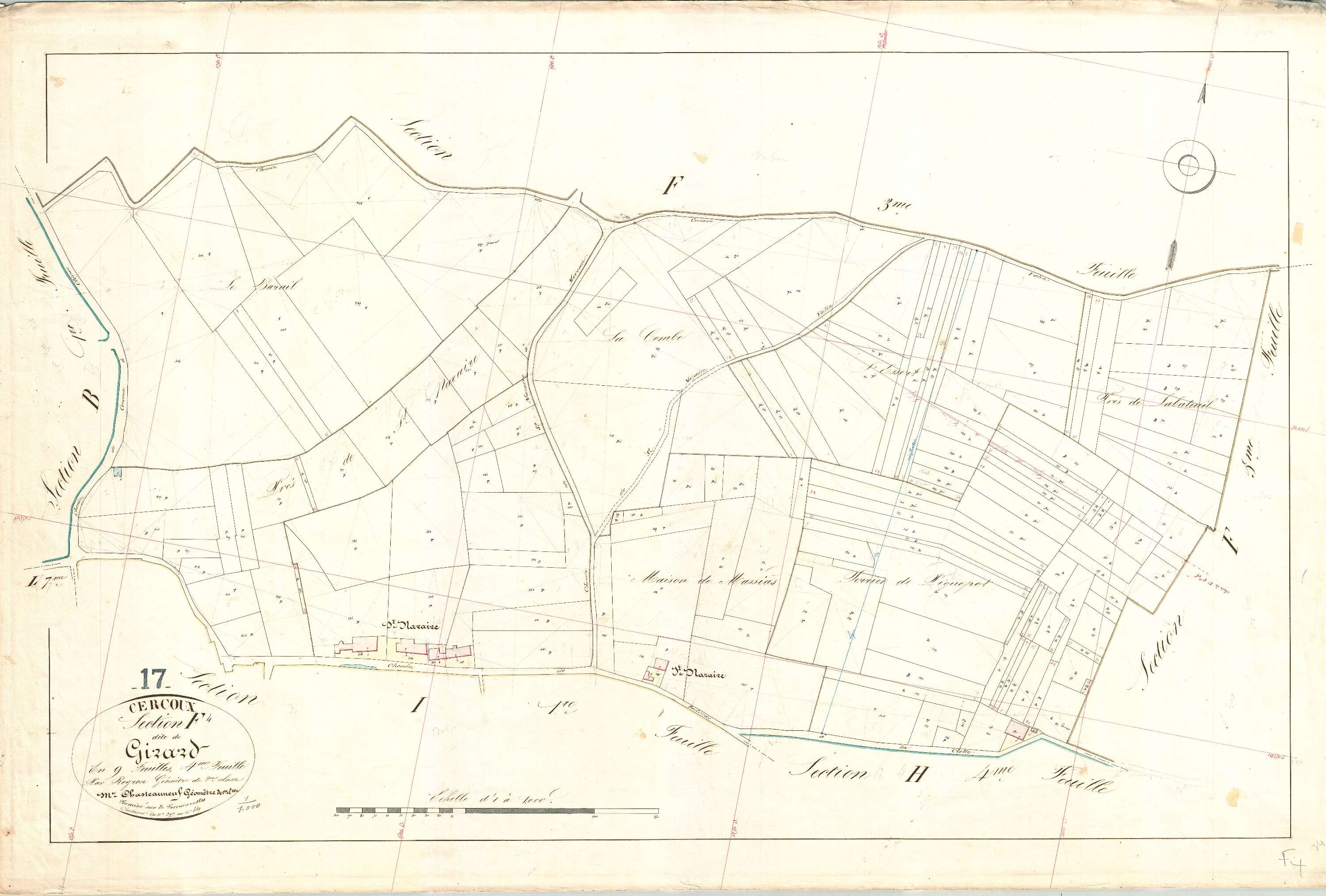 Cercoux - Section F4 dite de Girard.