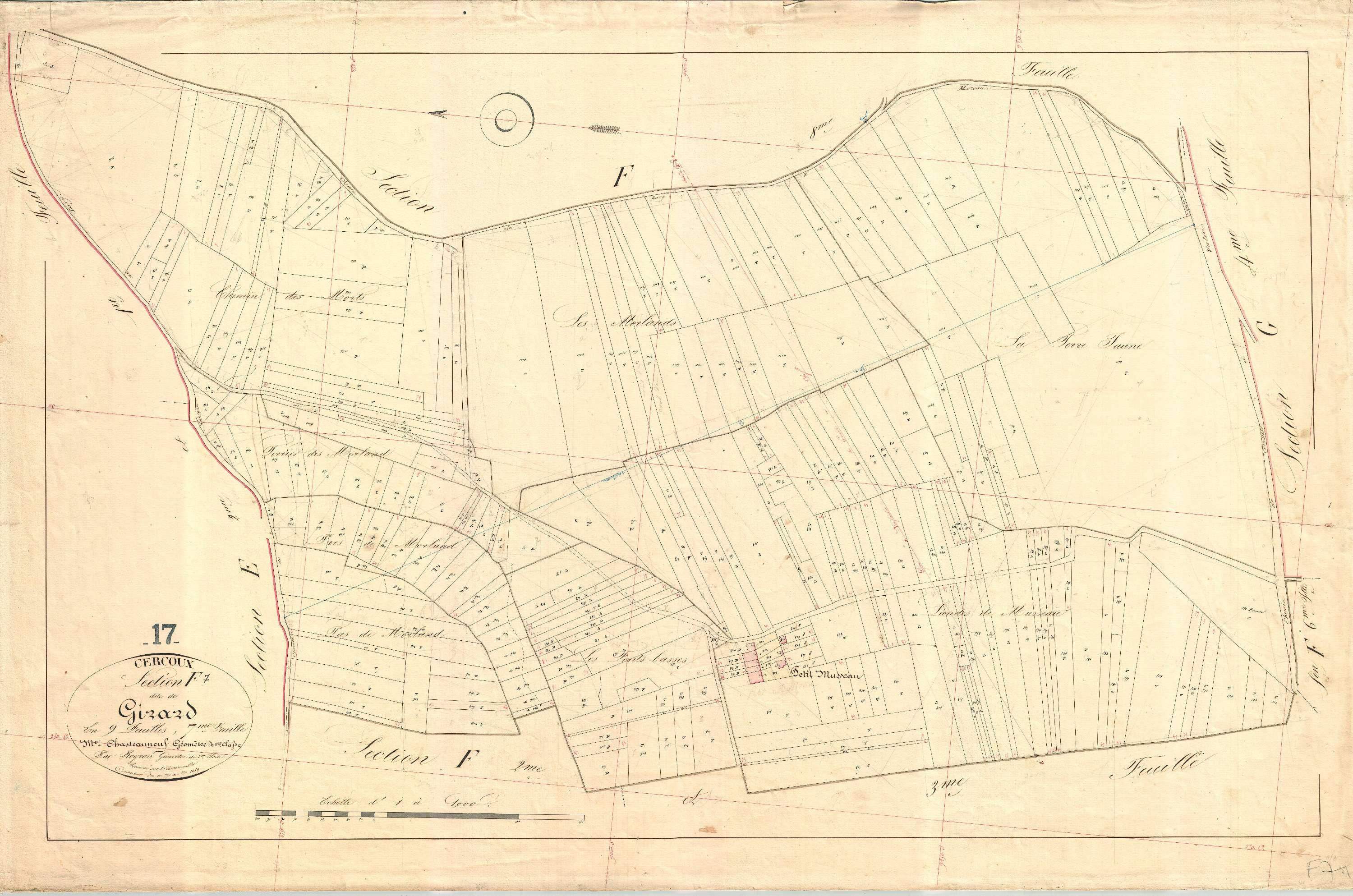 Cercoux - Section F7 dite de Girard.